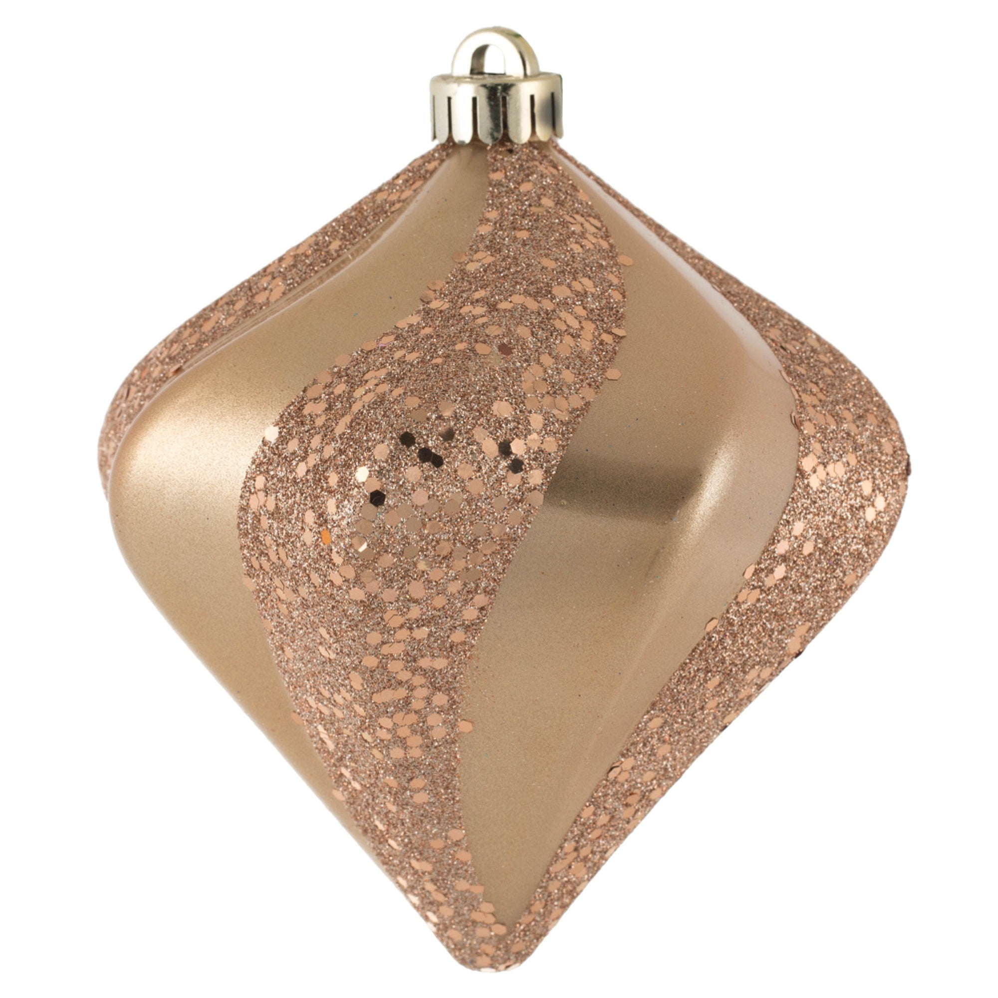 6” Cafe Latte Candy Swrl Diamond UV 3/Bg