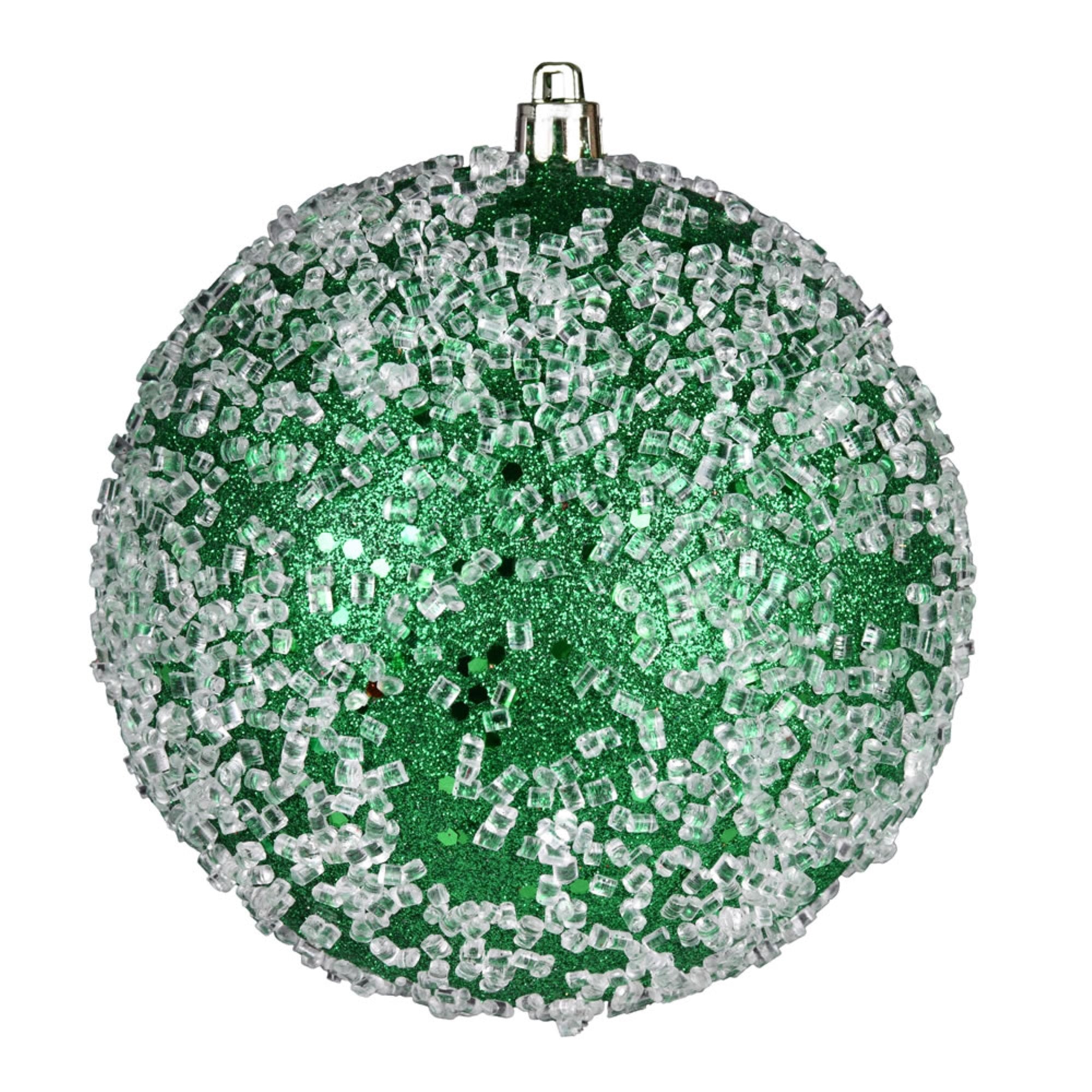 8” Green Glitter Hail Ball