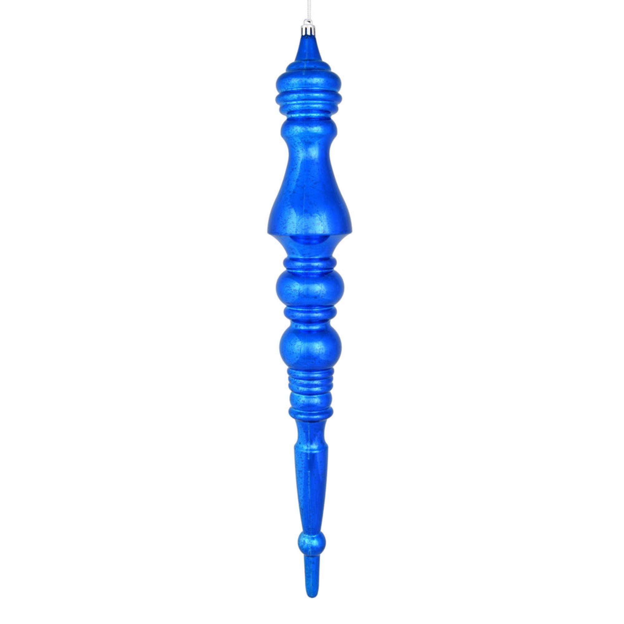 20” Blue Mercury Finial 2/Bag