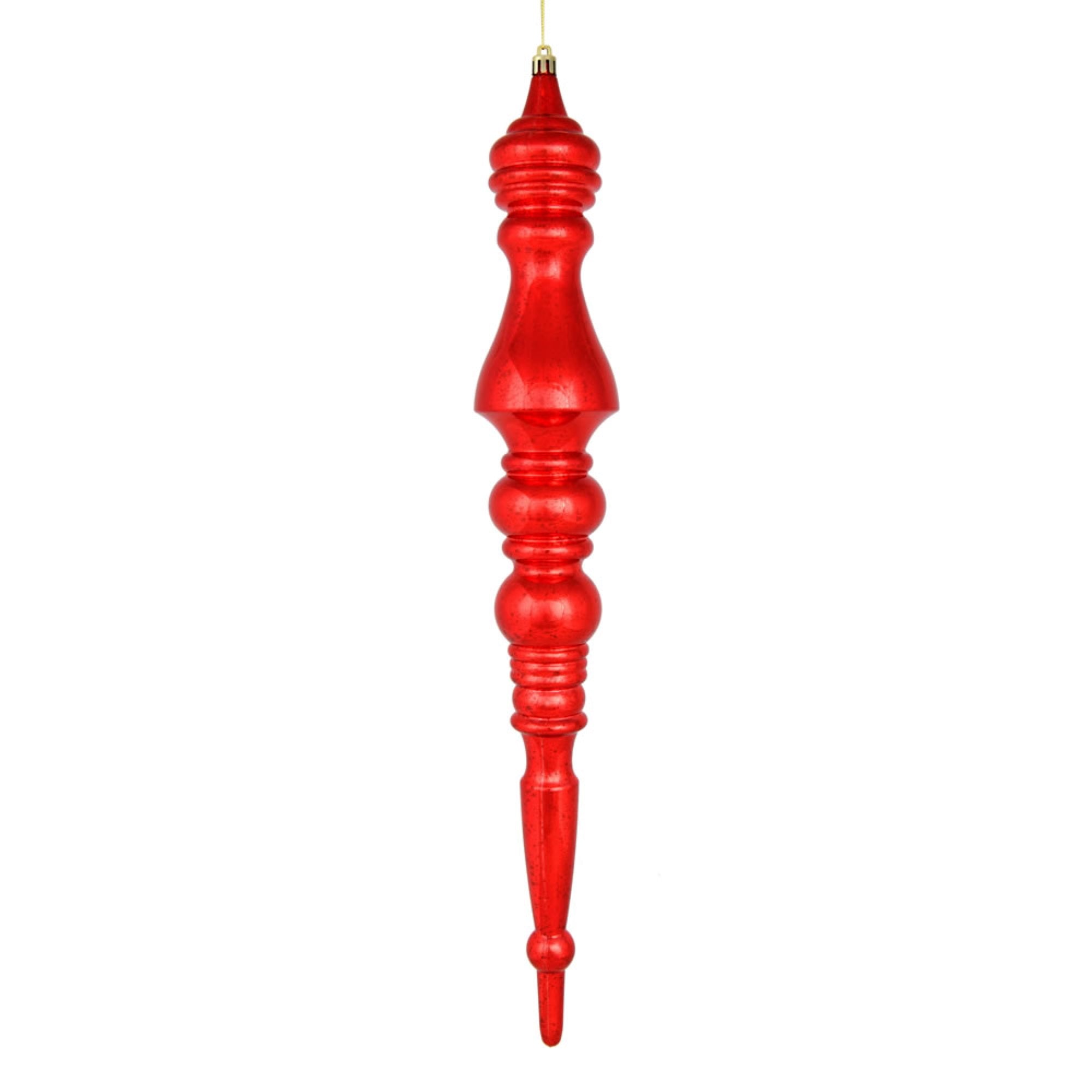 20” Red Mercury Finial 2/Bag
