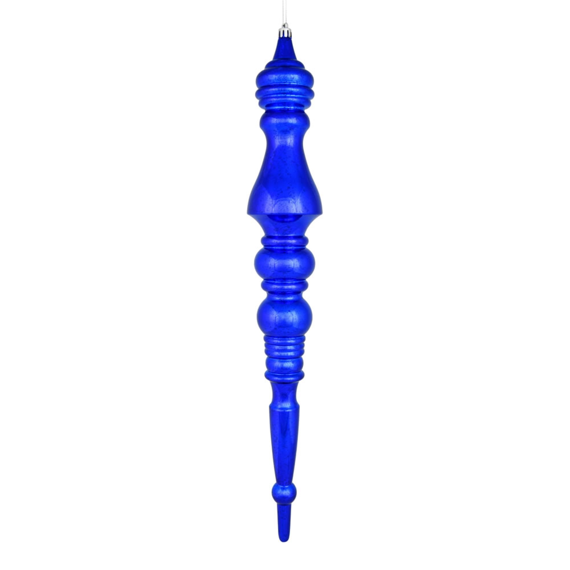 20” Cobalt Blue Mercury Finial 2/Bag