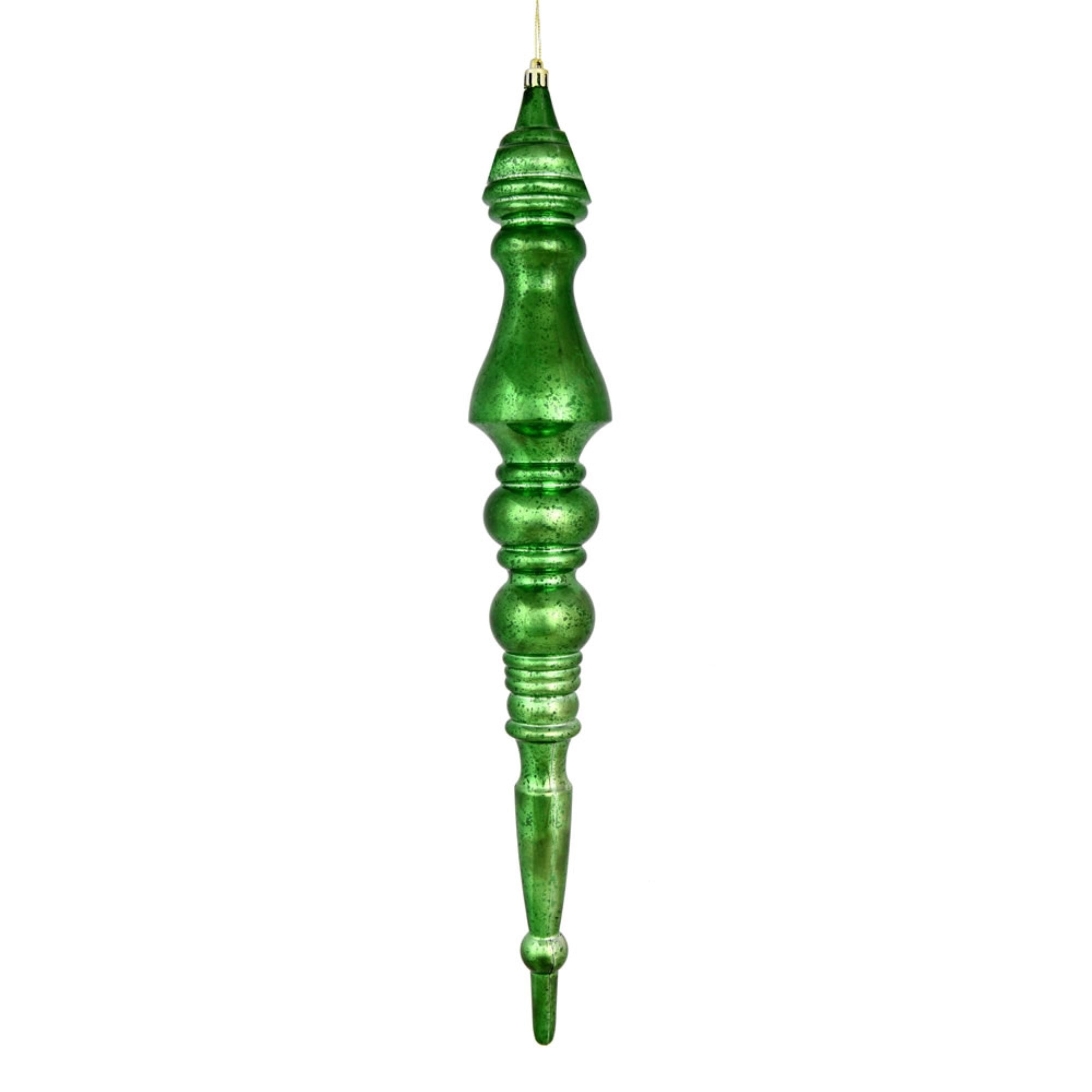20” Emerald Mercury Finial 2/Bag