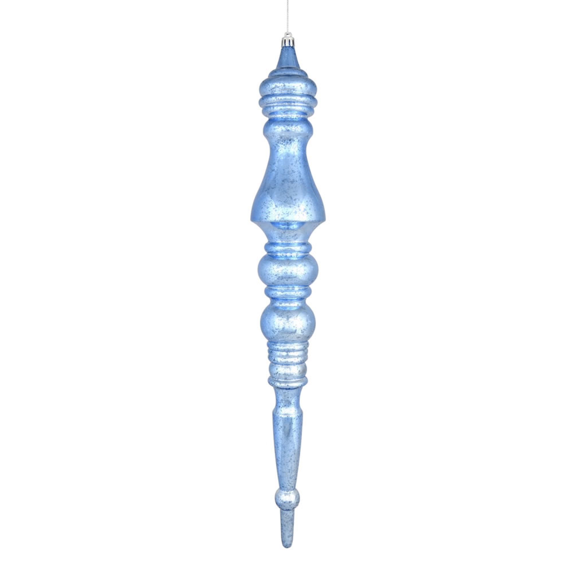 20” Periwinkle Mercury Finial 2/Bag