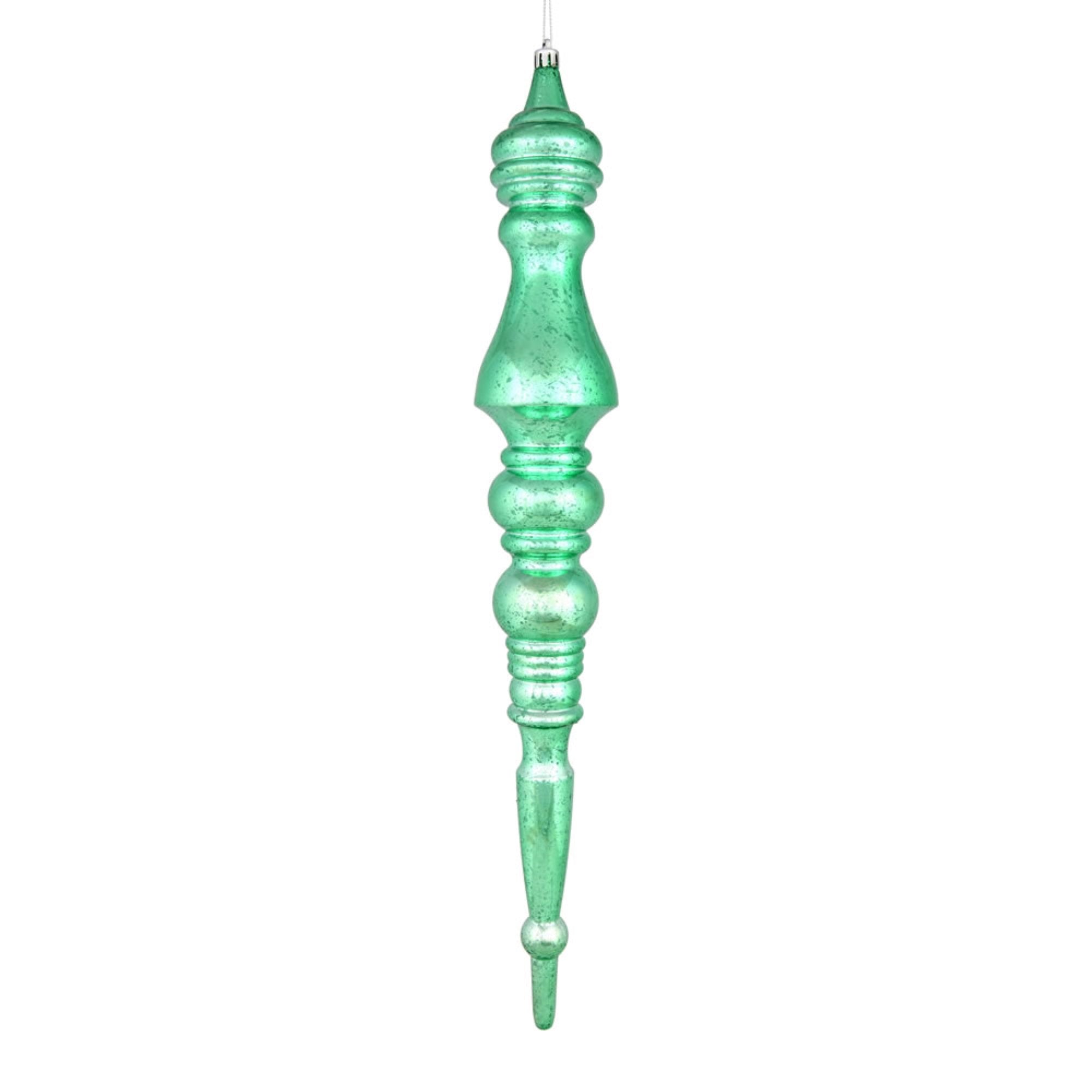 20” Seafoam Green Mercury Finial 2/Bag