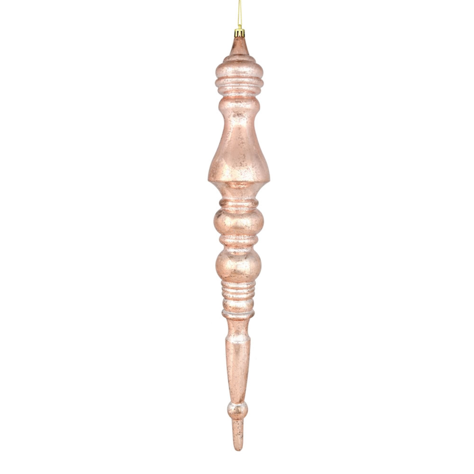 20” Rose Gold Mercury Finial 2/Bag