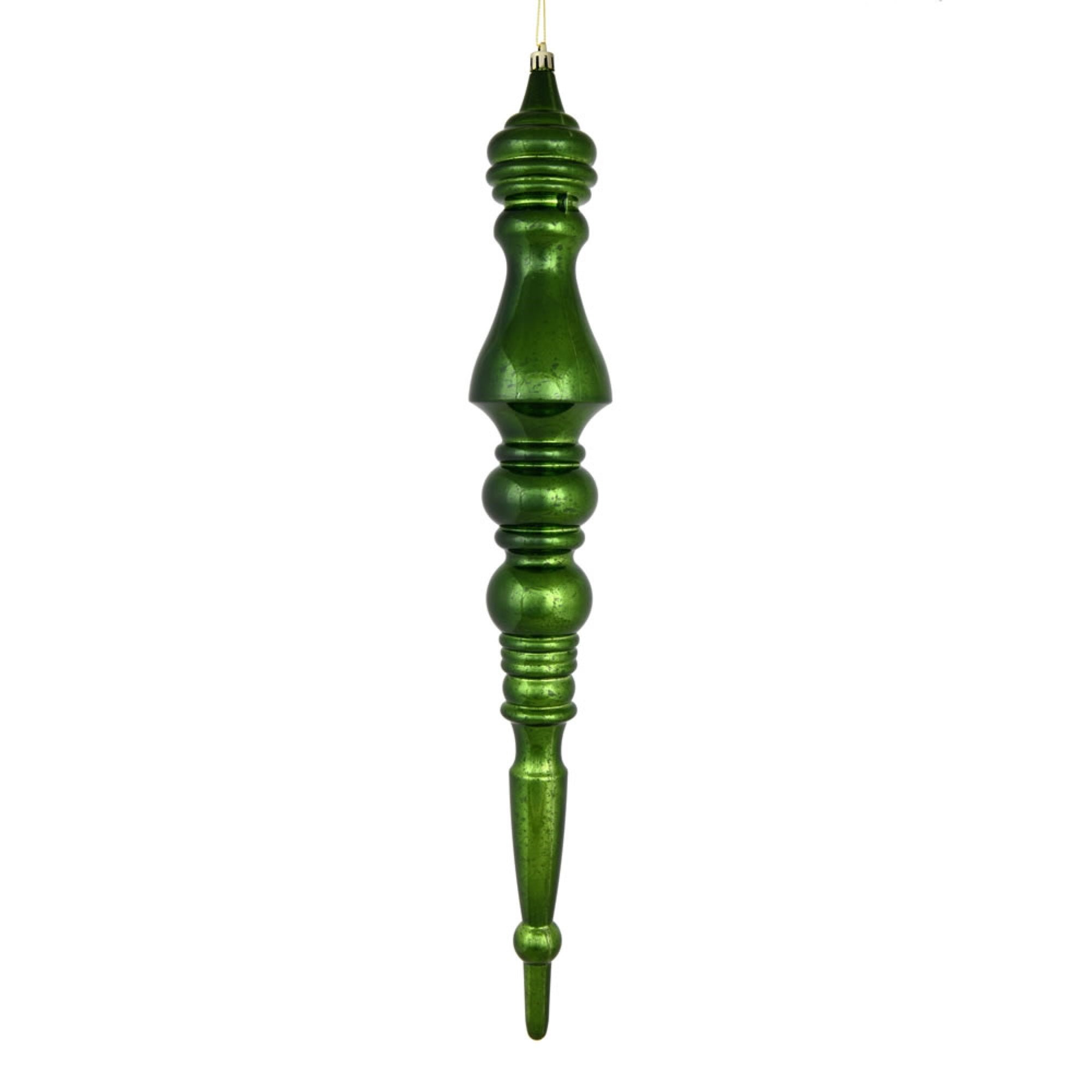 20” Moss Green Mercury Finial 2/Bag