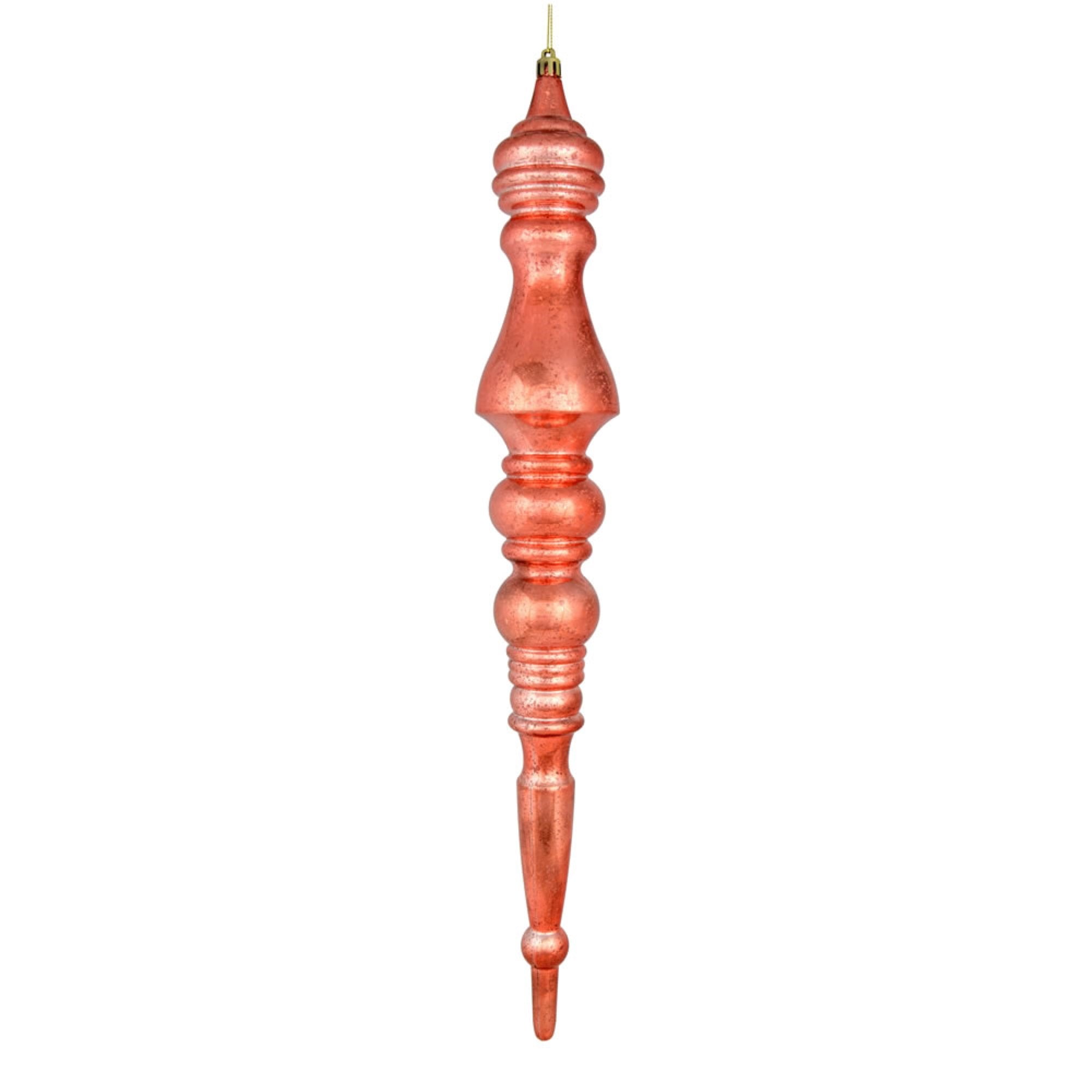 20” Coral Mercury Finial 2/Bag