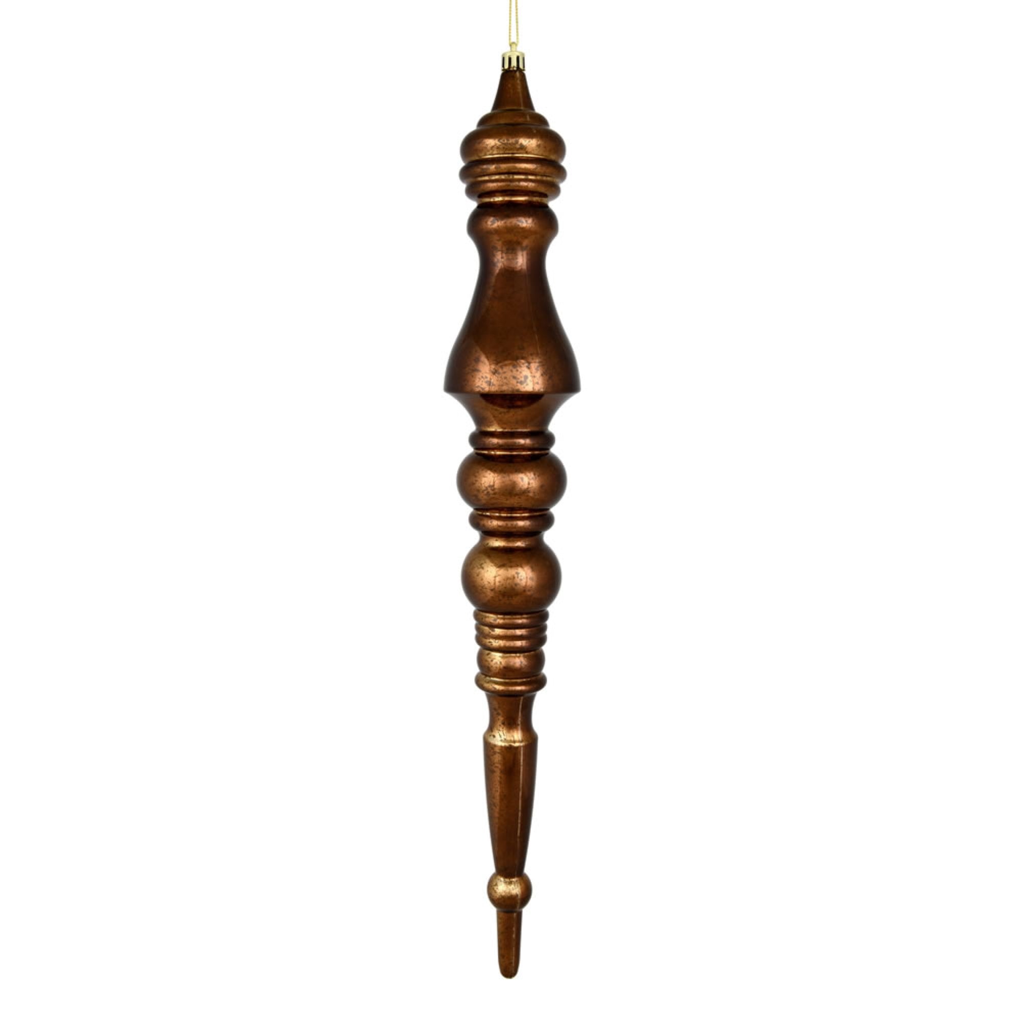 20” Chocolate Mercury Finial 2/Bag