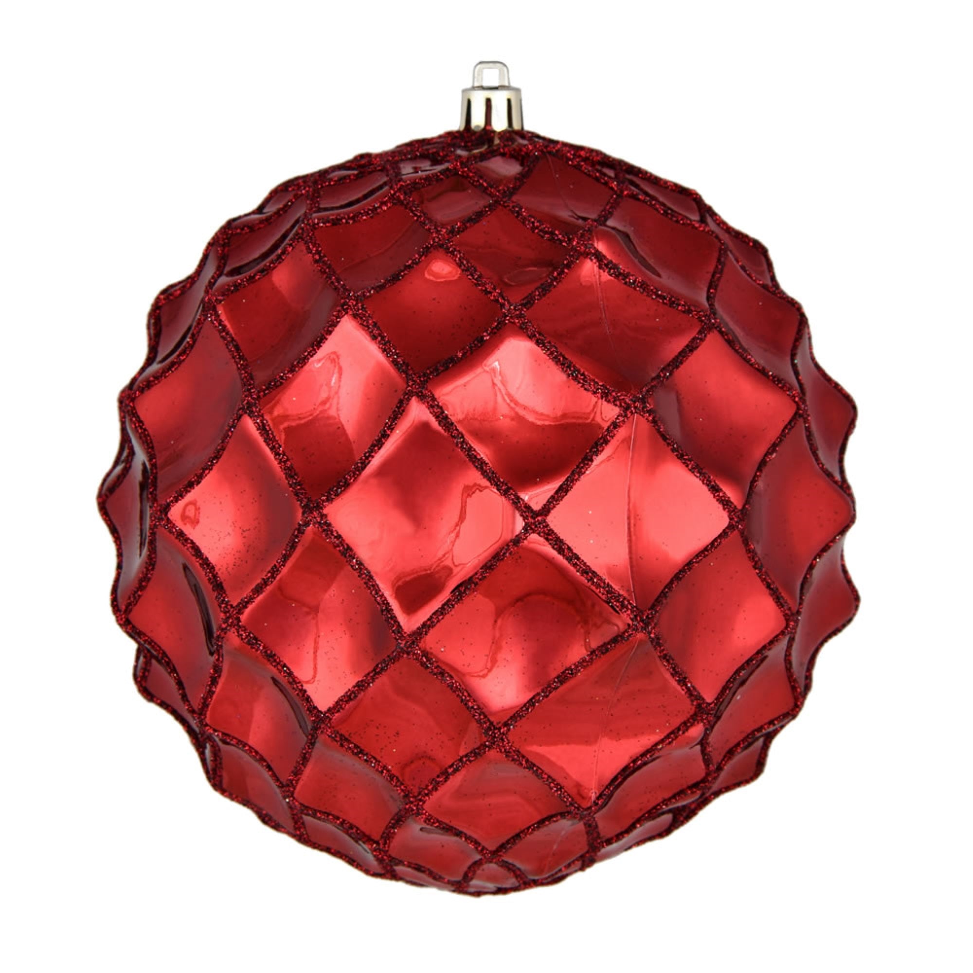 6” Wine Shiny Form Ball 4/Bag