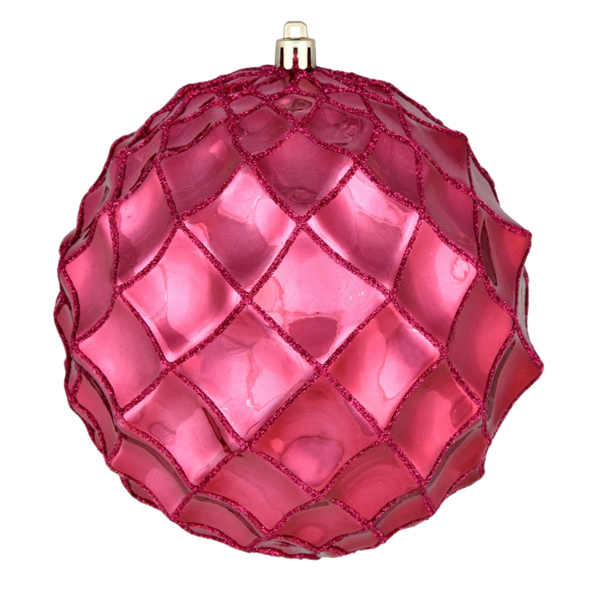 6” Berry Red Shiny Form Ball 4/Bag