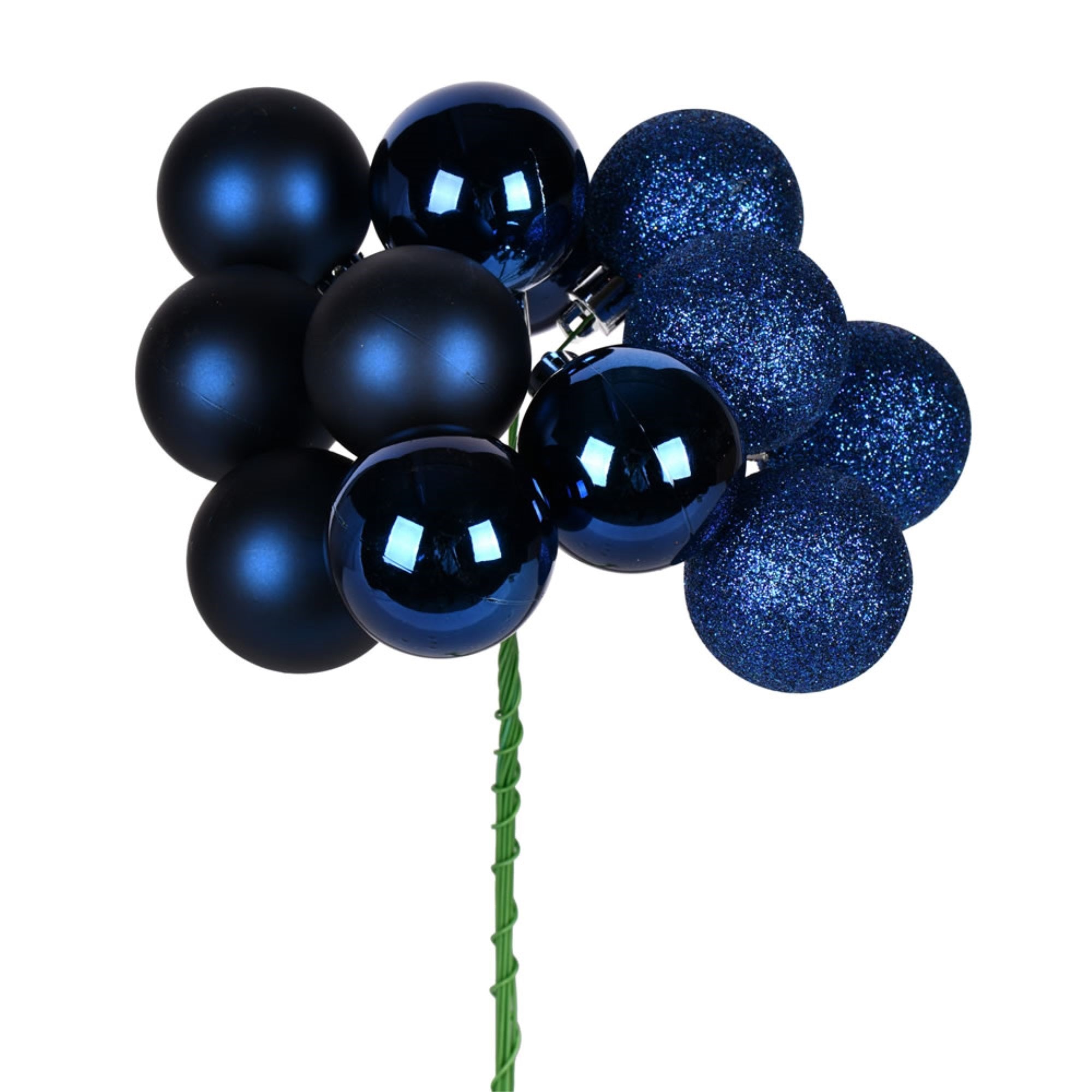 12” Midnite Blue Ball Ornament Pick 4/Bg
