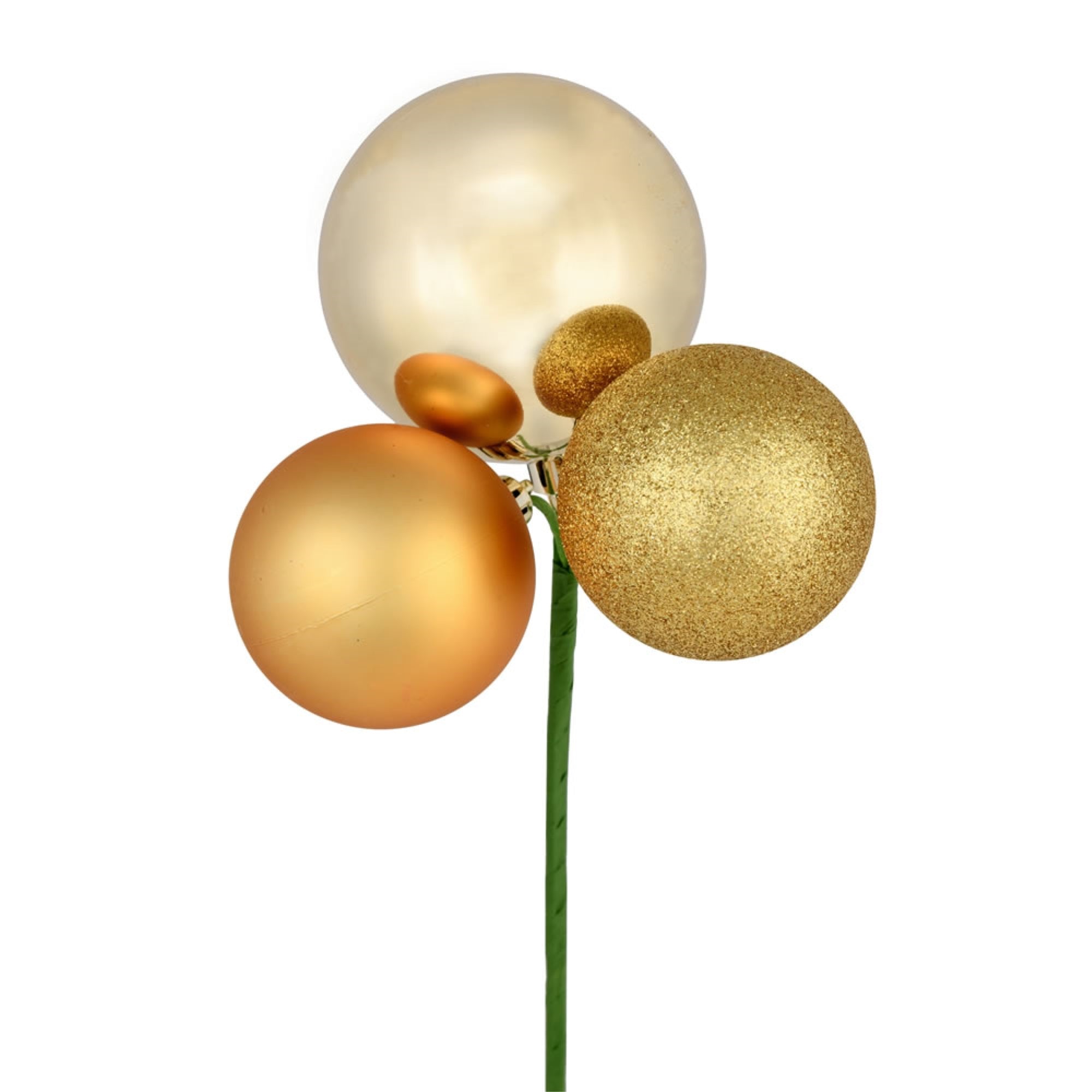 18” Gold Ornament Pick 4/Bg