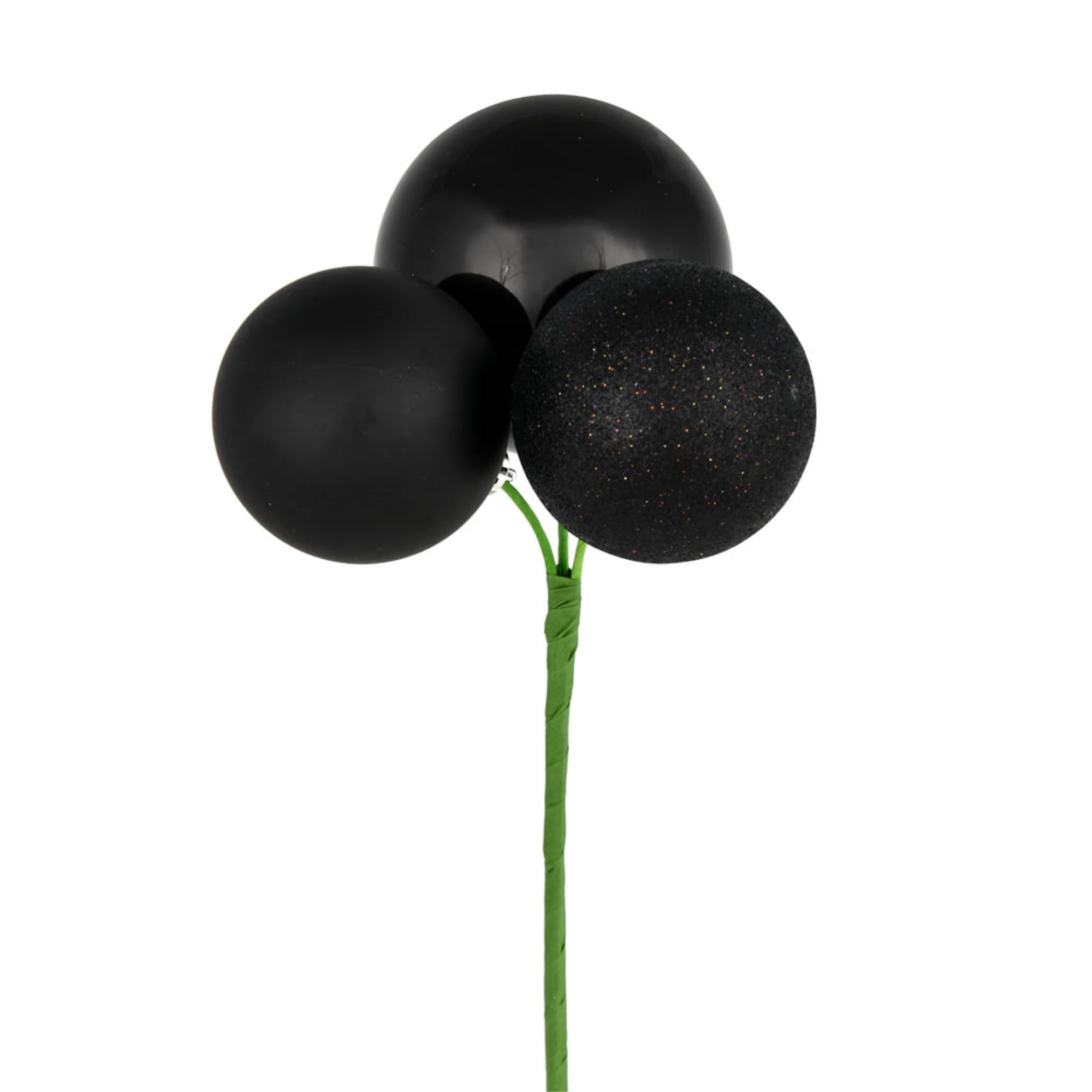 18” Black Ornament Pick 4/Bg