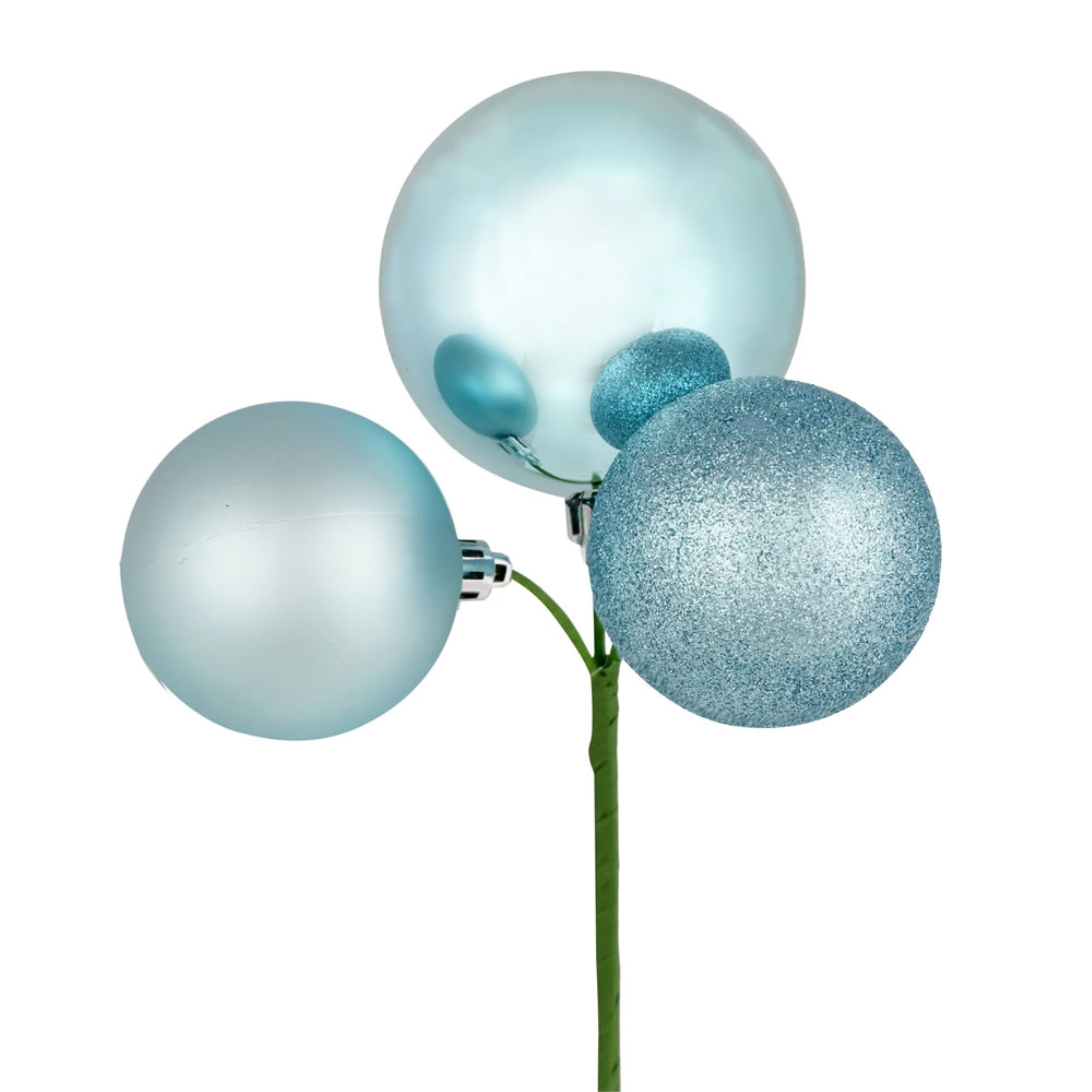 18” Baby Blue Ornament Pick 4/Bg