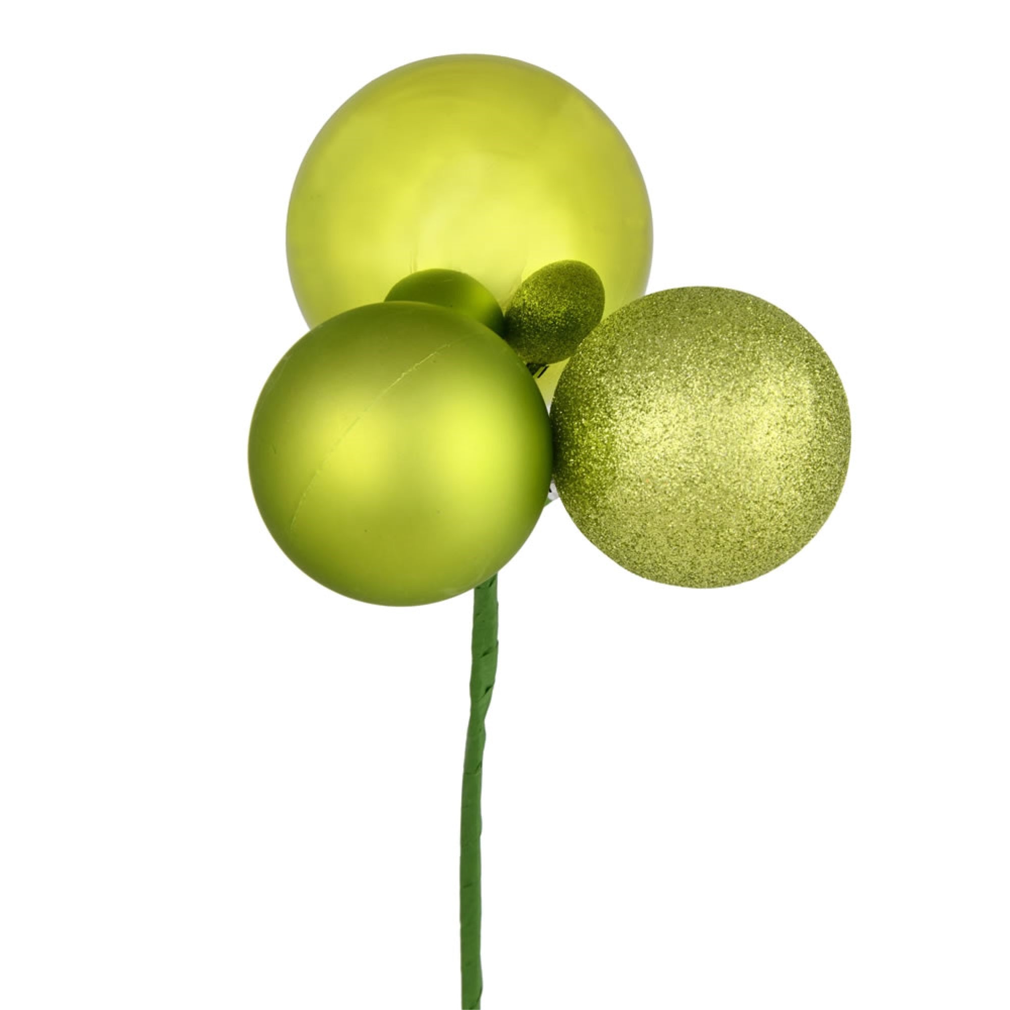 18” Lime Ornament Pick 4/Bg