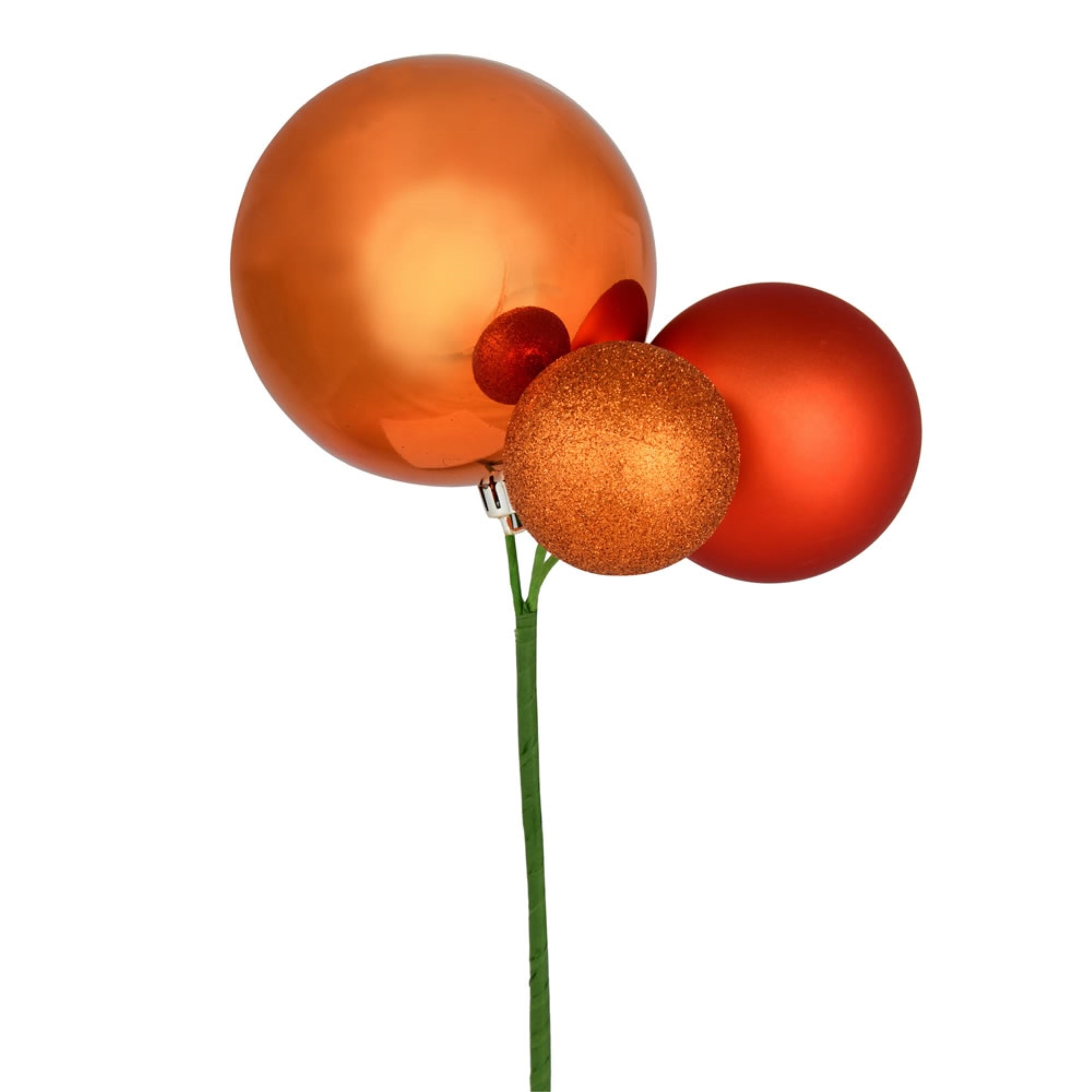 18” Burnish Orange Ornament Pick 3/Bg