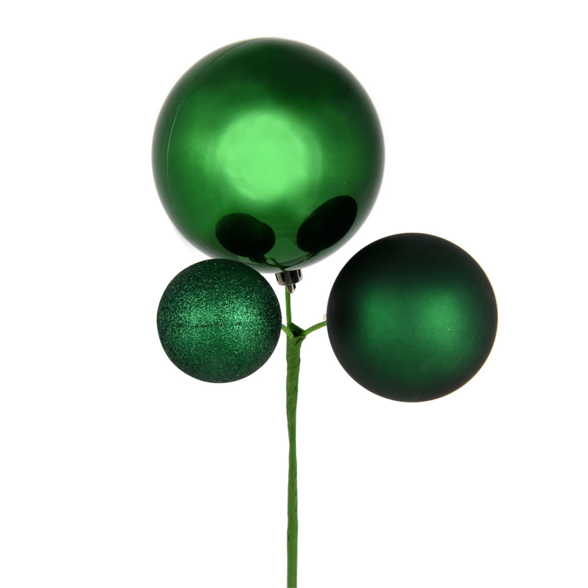 18” Emerald Ornament Pick 3/Bg