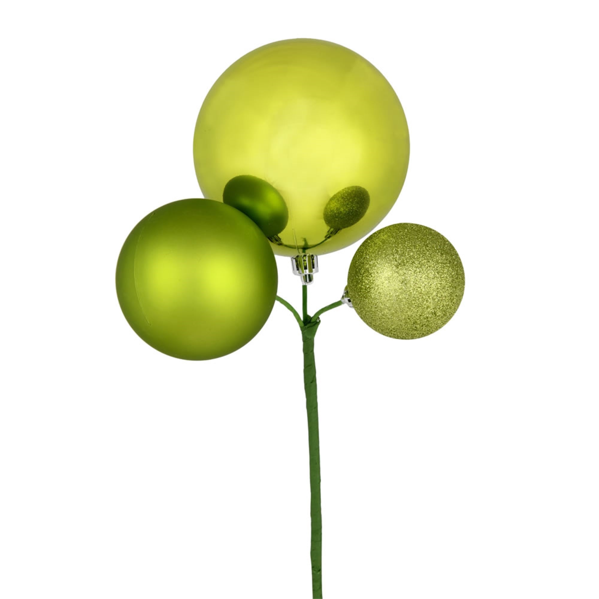 18” Lime Ornament Pick 3/Bg