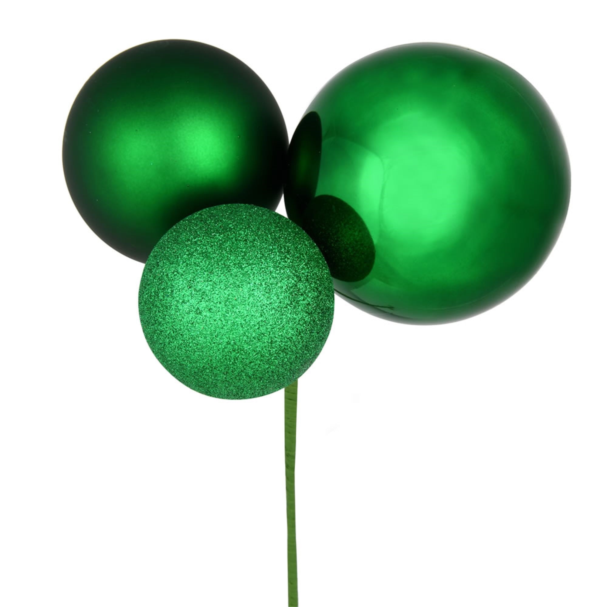 18” Green Ornament Pick 2/Bg