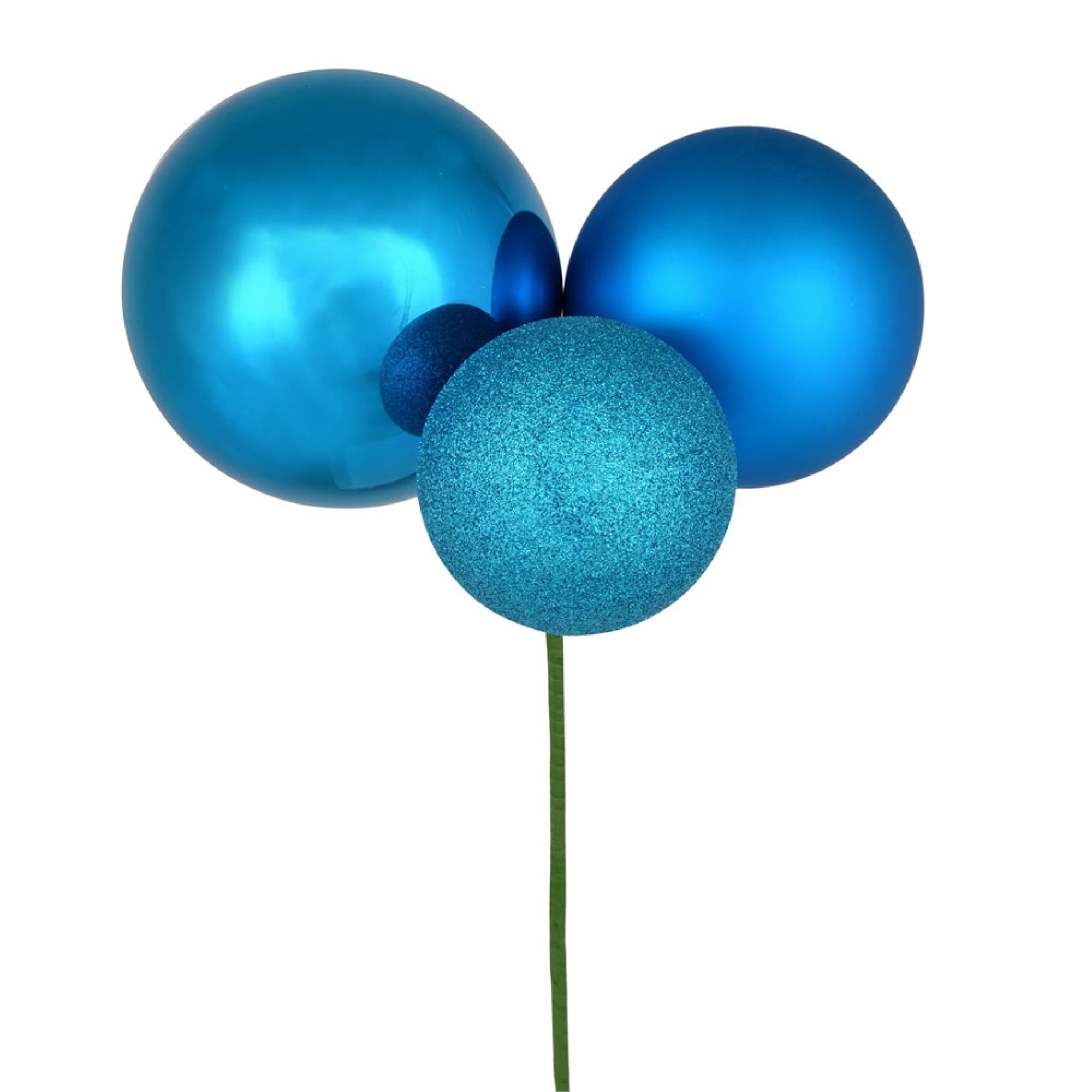 18” Turquoise Ornament Pick 2/Bg