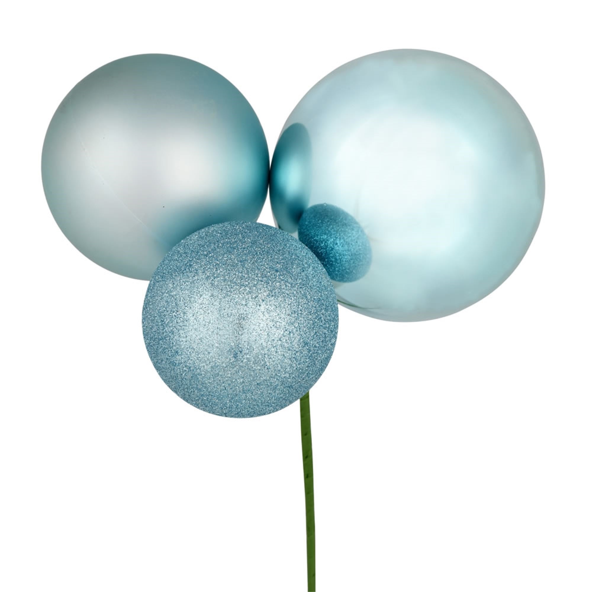 18” Baby Blue Ornament Pick 2/Bg
