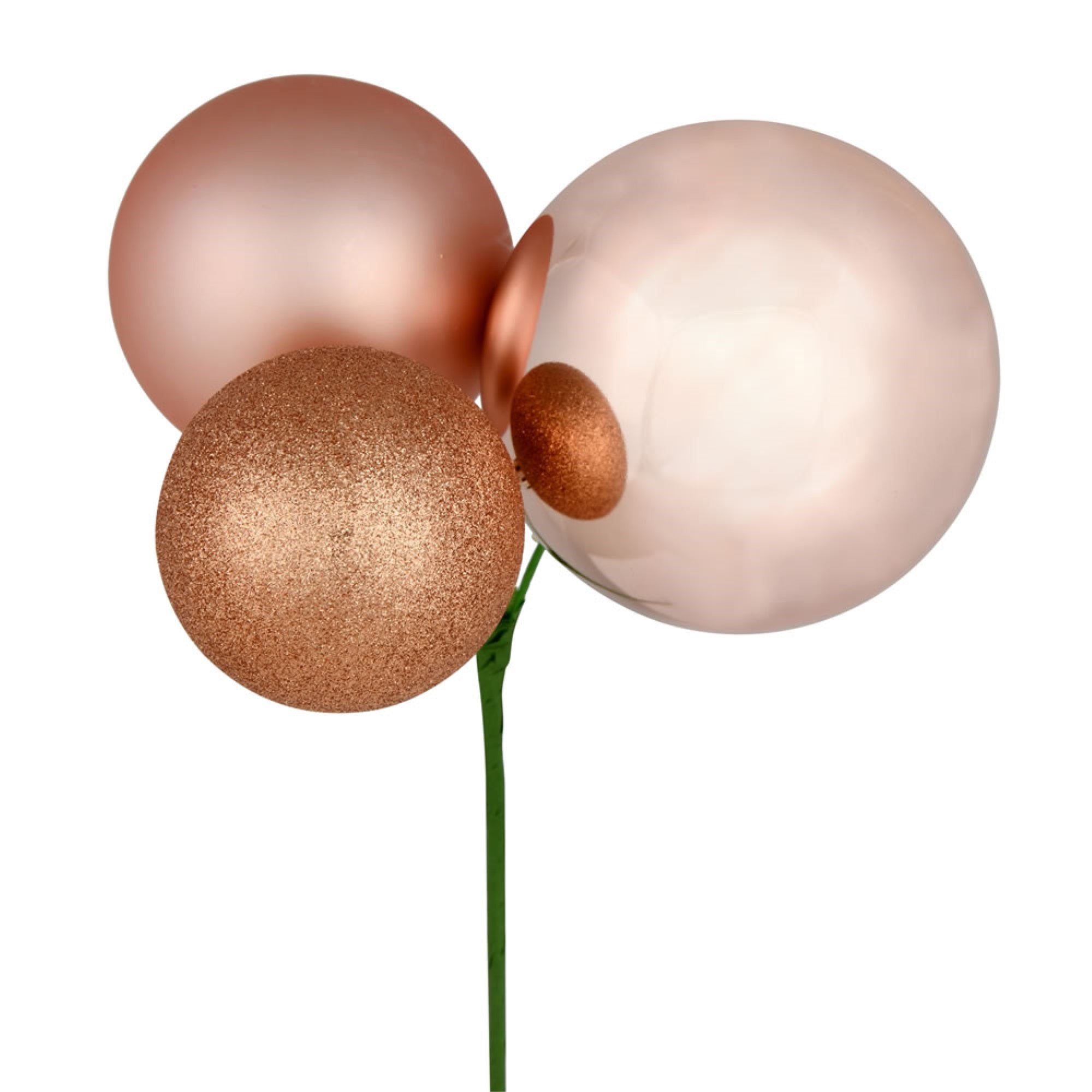 18” Rose Gold Ornament Pick 2/Bg