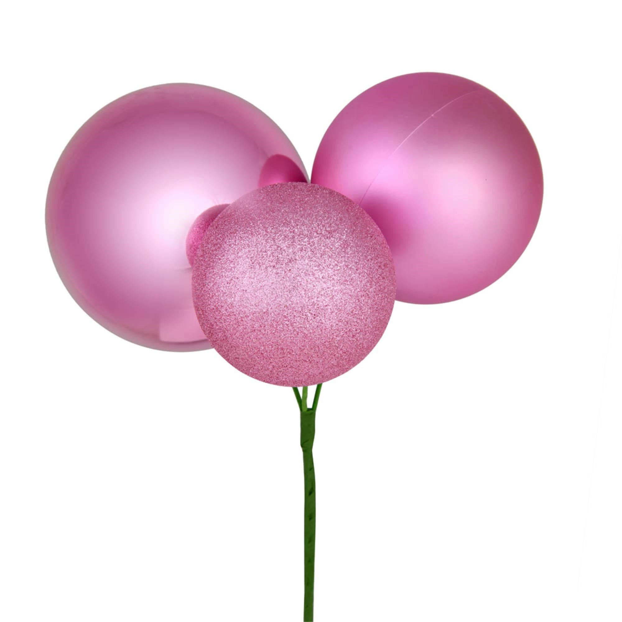 18” Pink Ornament Pick 2/Bg