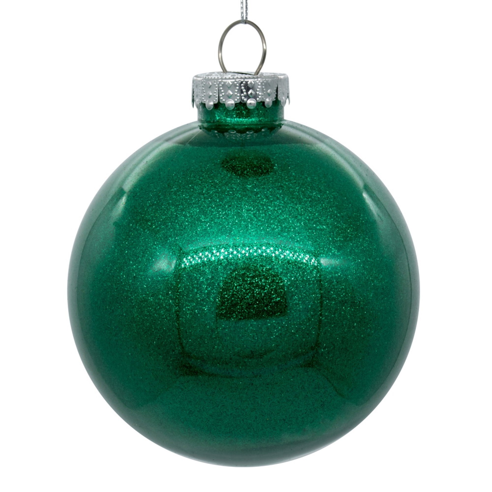 6” Seafoam Glitter Clear Ball 4/bag