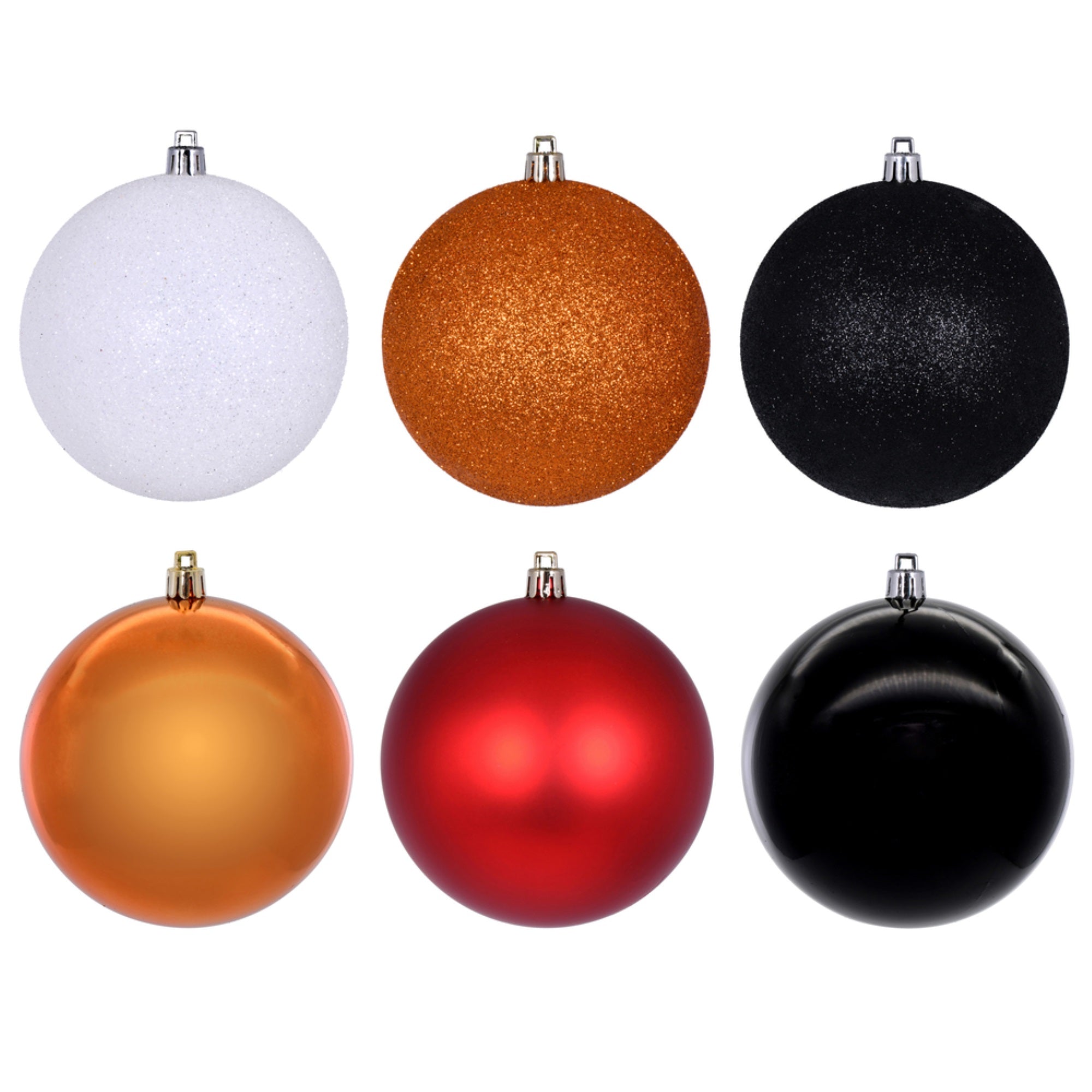3” Orange Black White Orn Asst 12/box