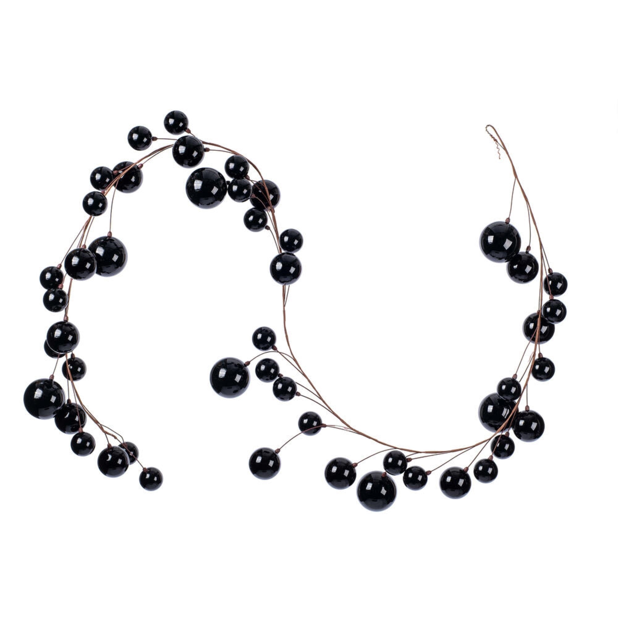 Vickerman 10' Black Pearl Branch Ball Wire .