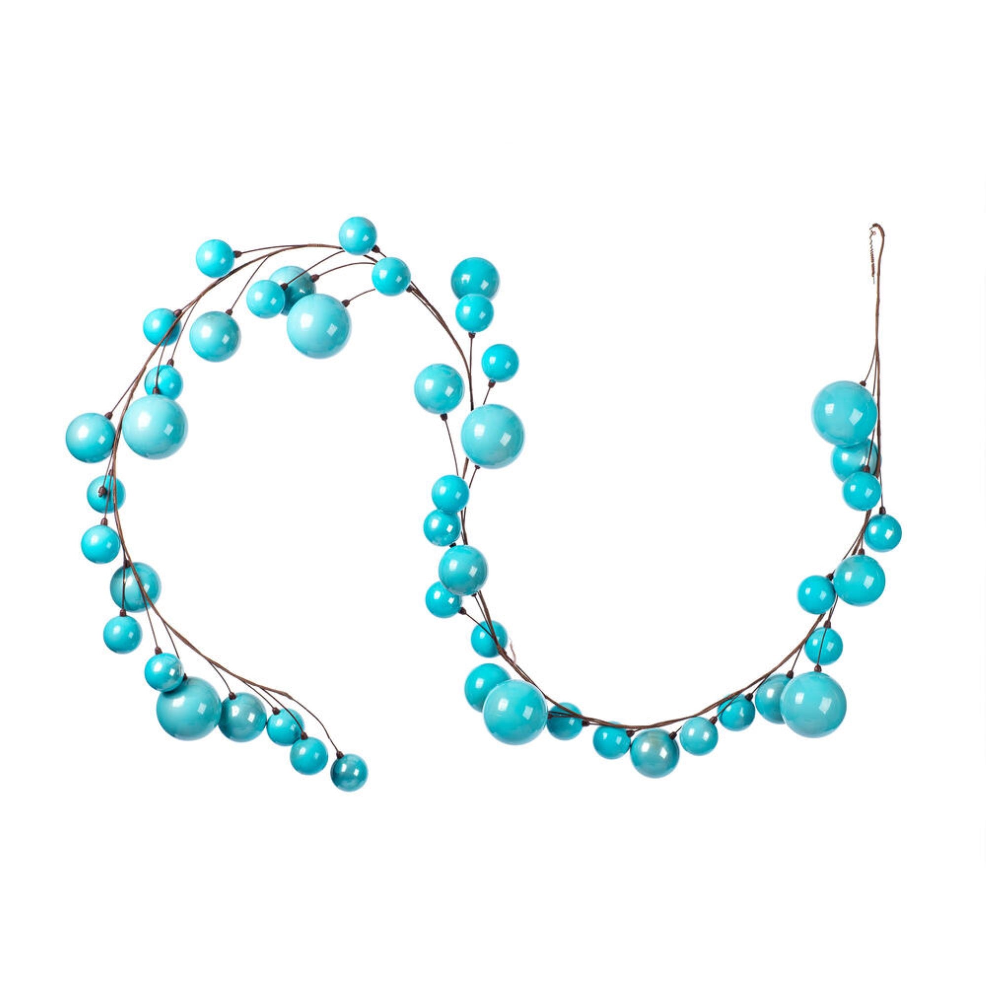 Vickerman 10' Baby Blue Pearl Branch Ball Wire .