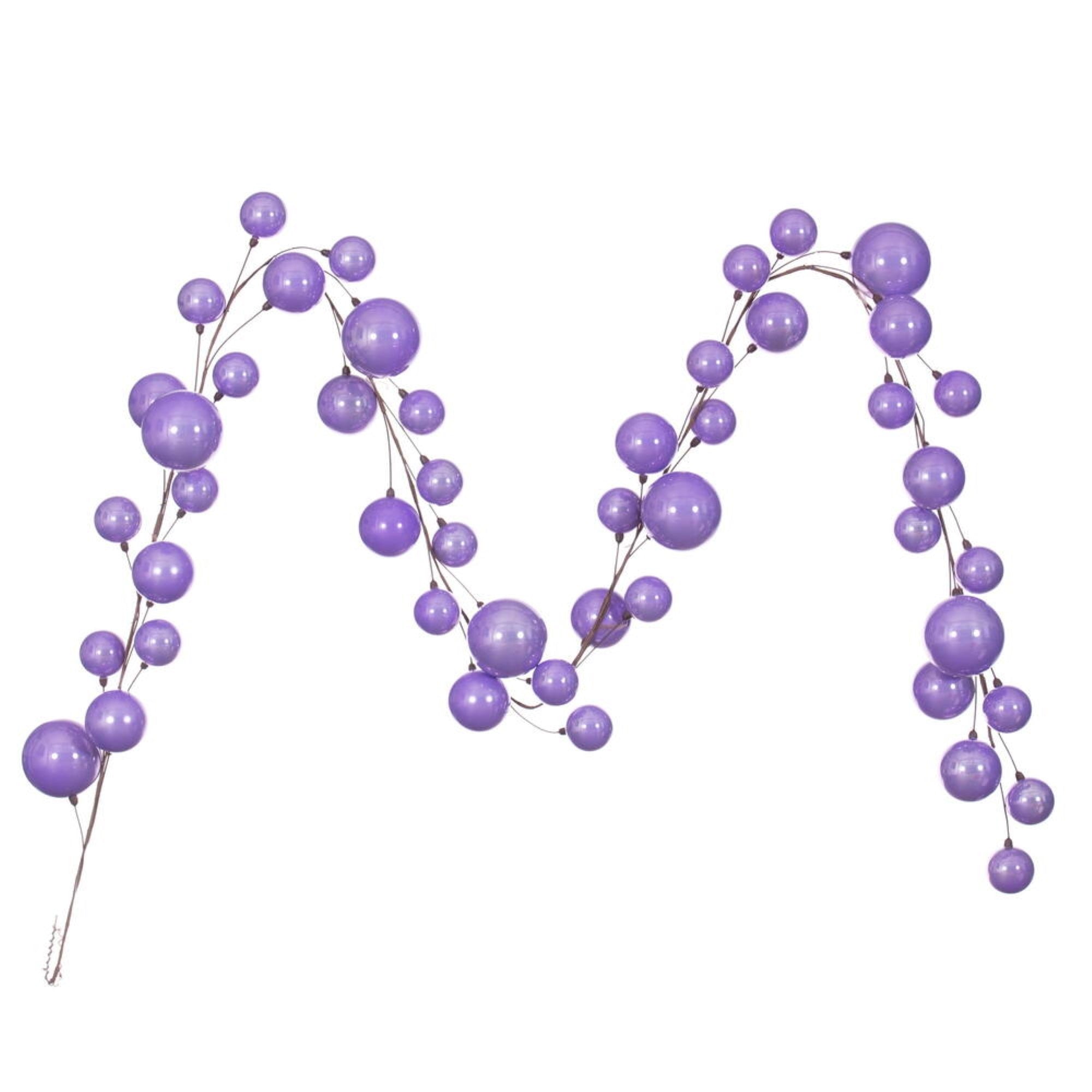 Vickerman 10' Lavender Pearl Branch Ball Wire .