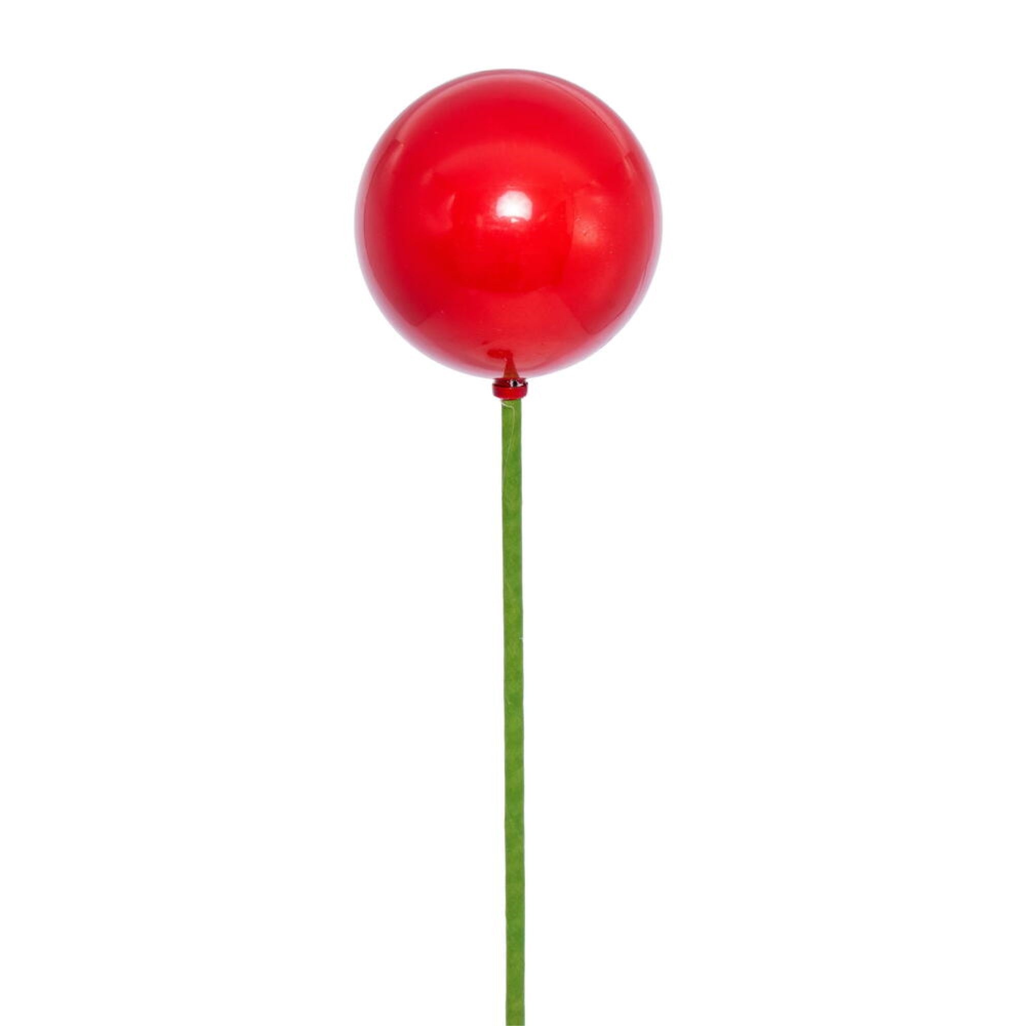 3” x 18” Red Pearl Ball Stick 12/Bag