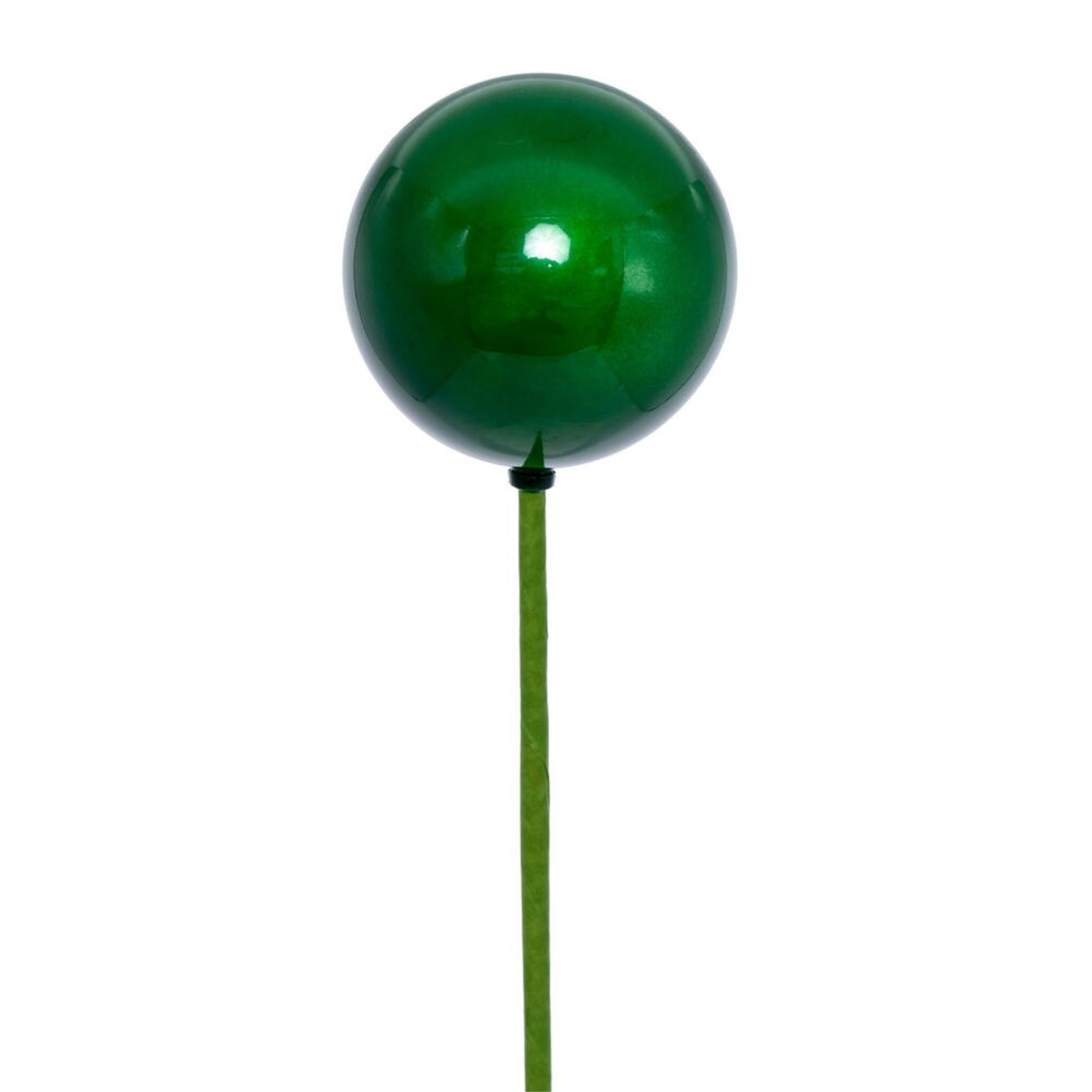 Vickerman 3″ x 18″ Green Pearl Ball Ornament Stick 12 per bag.