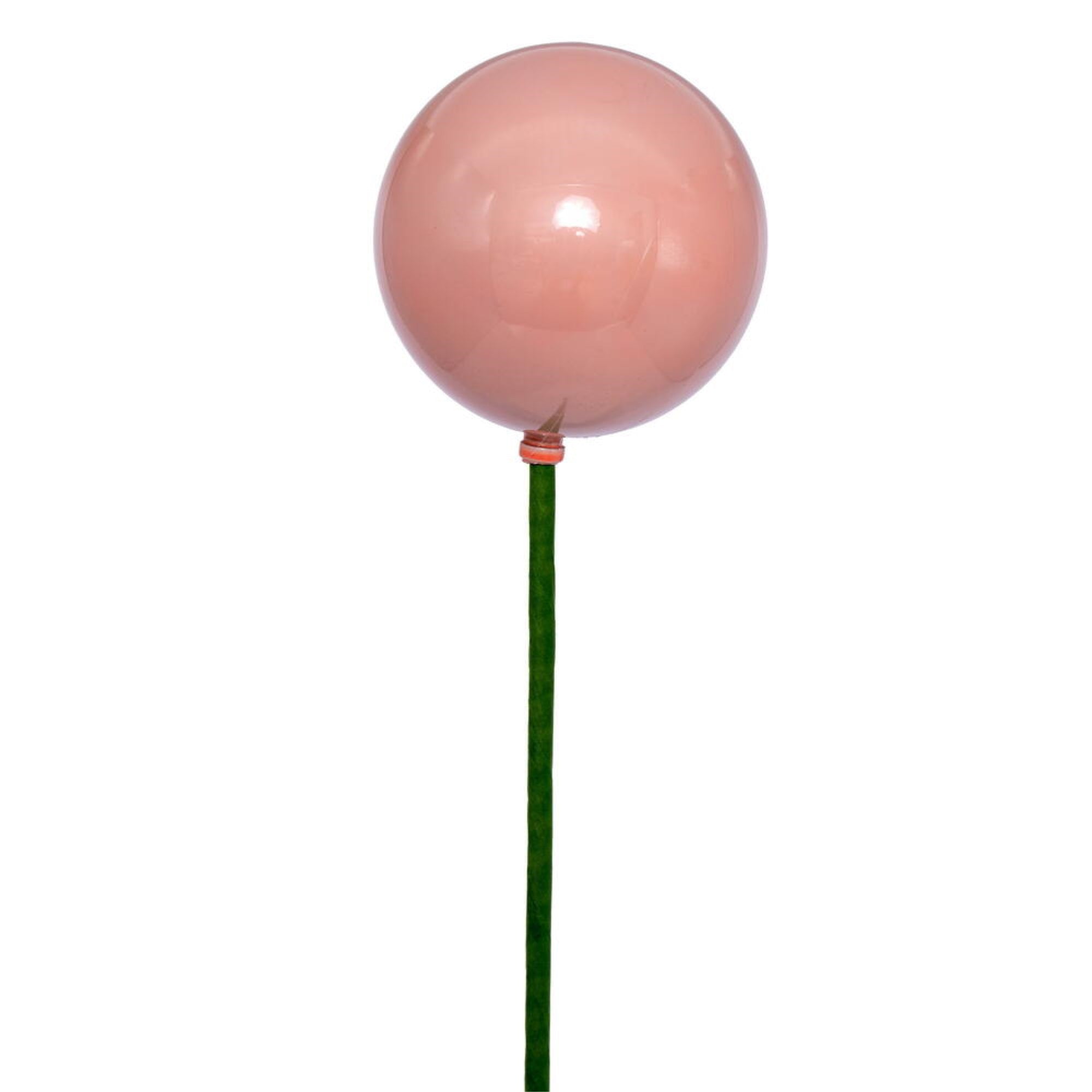 Vickerman 3″ x 18″ Rose Gold Pearl Ball Ornament Stick 12 per bag.