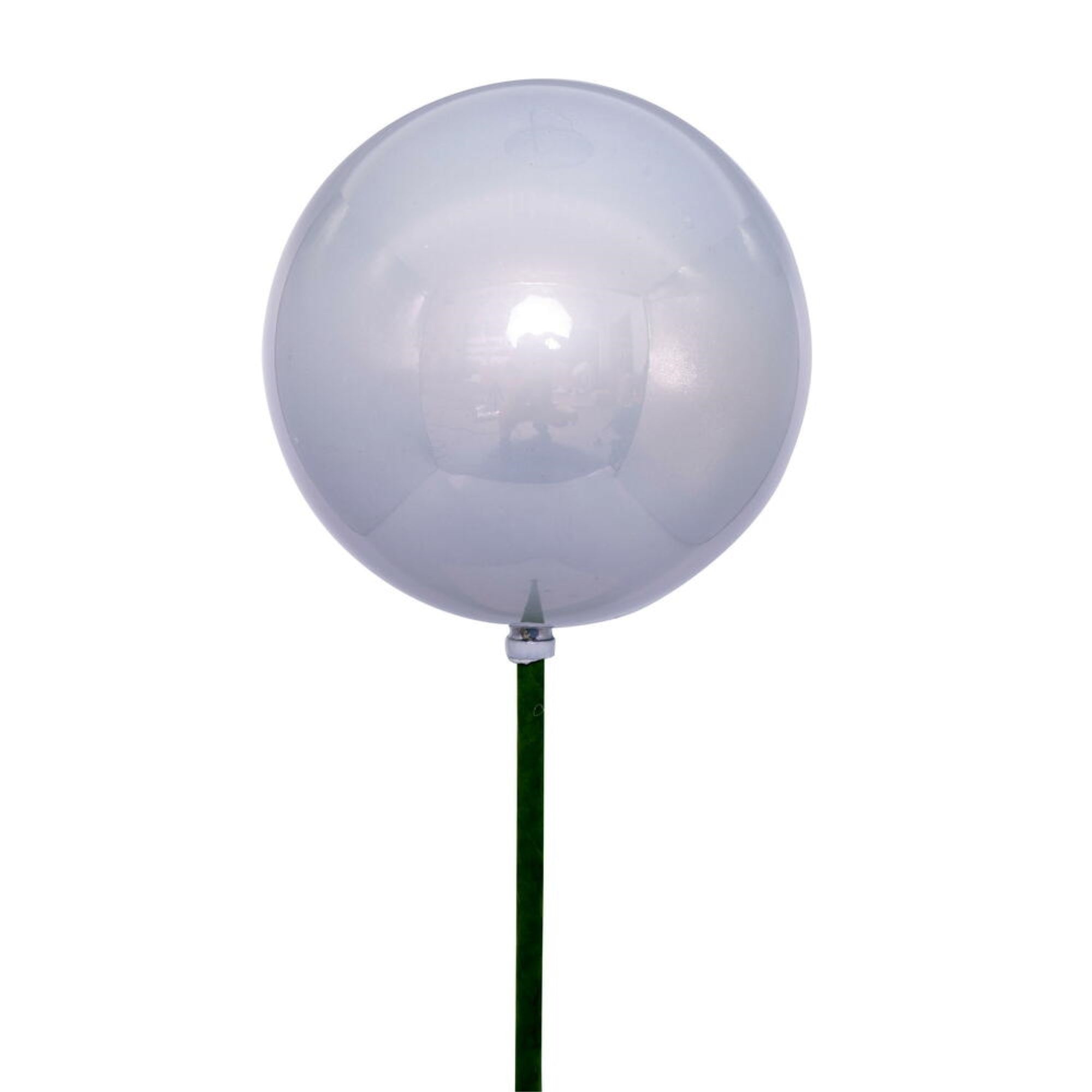 Vickerman 4” x 18” Silver Pearl Ball Ornament Stick 6 per bag.