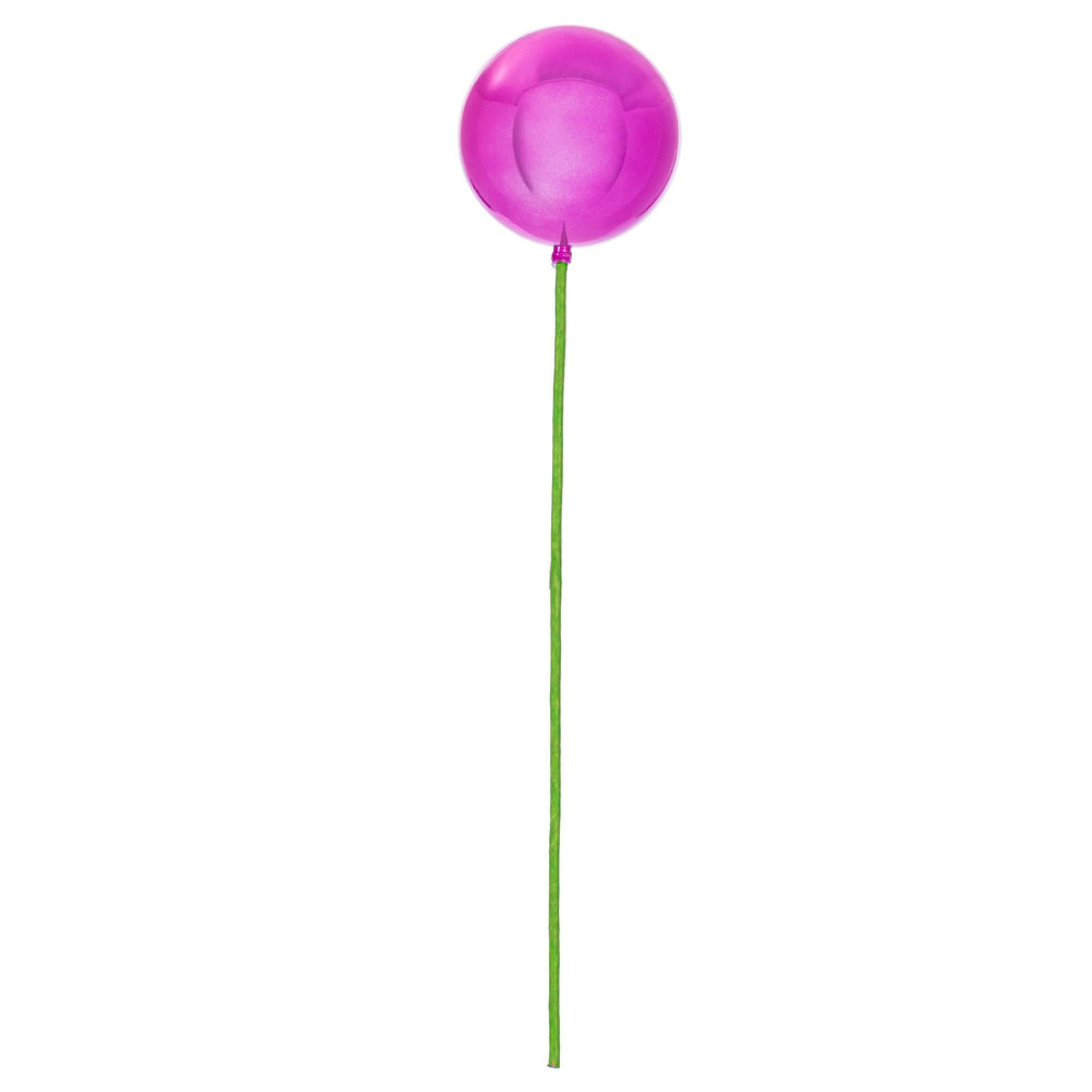 4” x 18” Hot Pink Pearl Ball Stick 6/Bag
