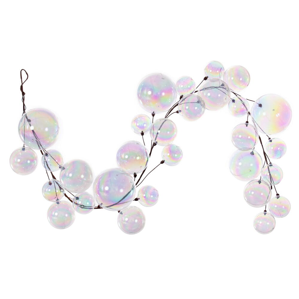 6' Iridescent Ball Branch