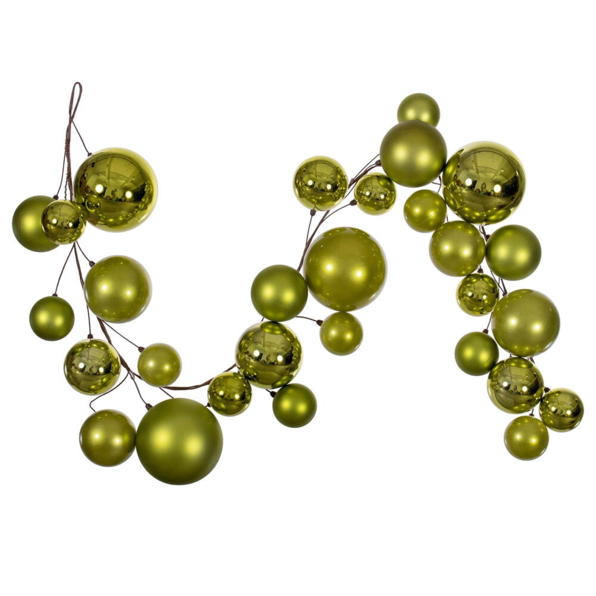 Vickerman 6' Lime Ball Branch Garland