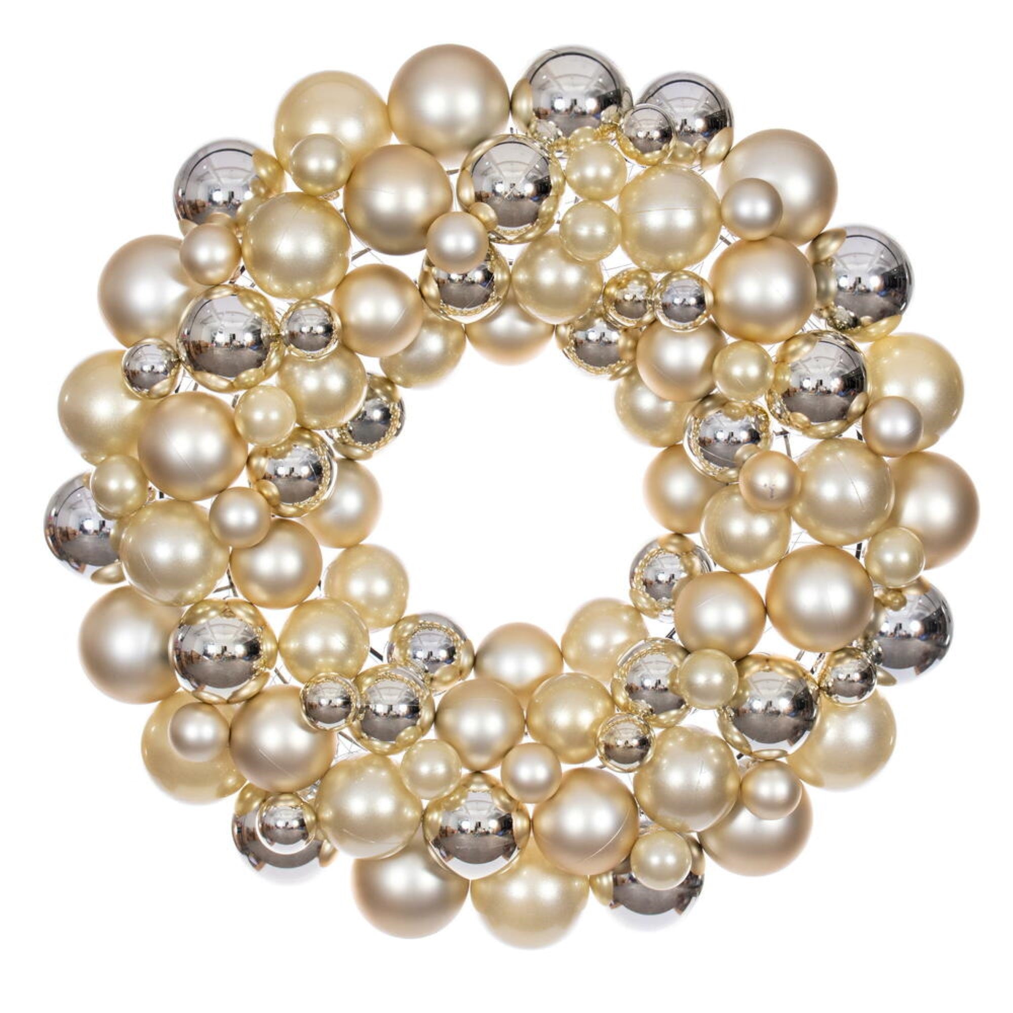 24” Champagne Ball Wreath
