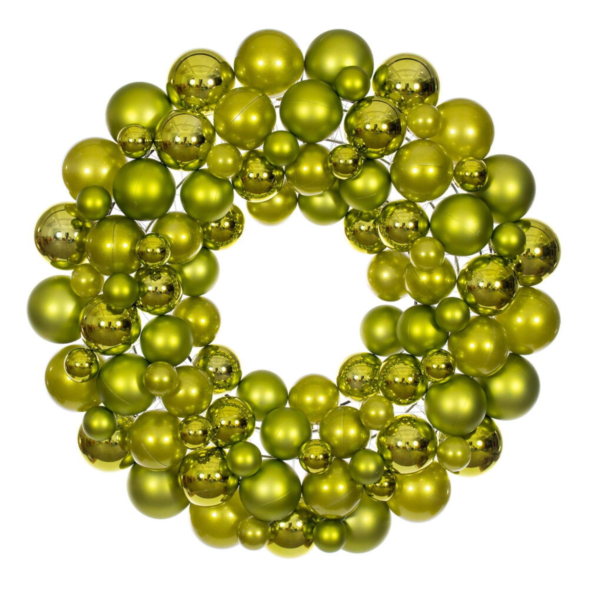 24” Lime Ball Wreath