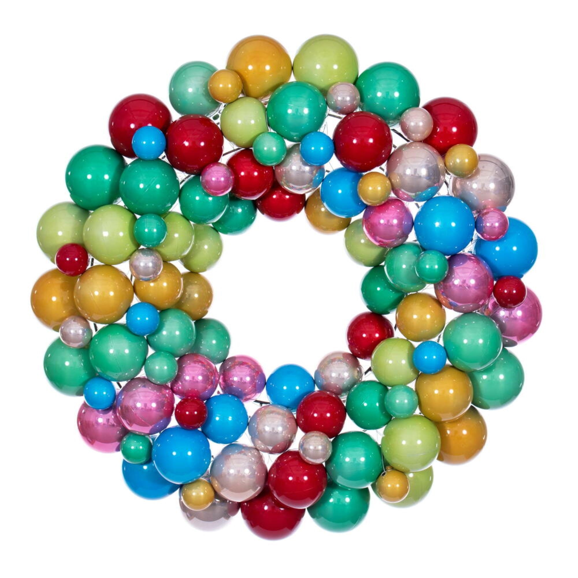 24” Multi Ball Wreath