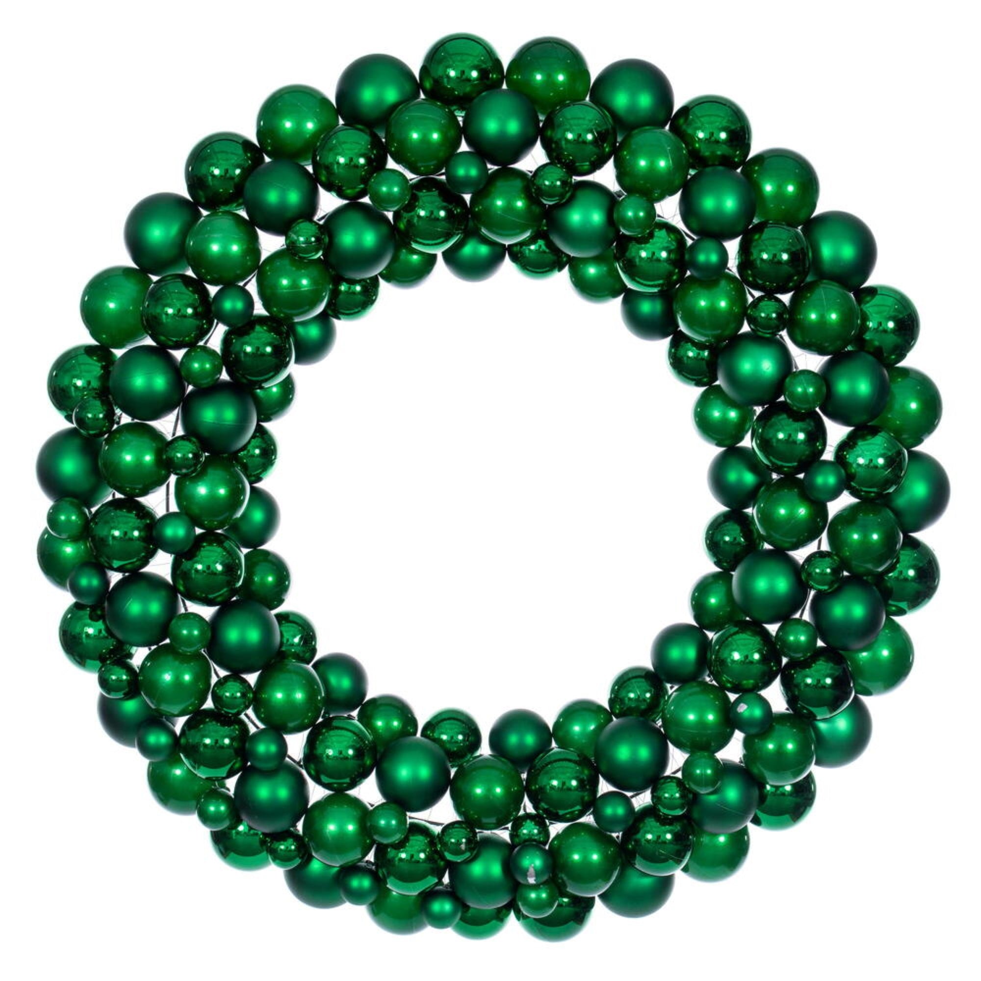 30” Green Ball Wreath