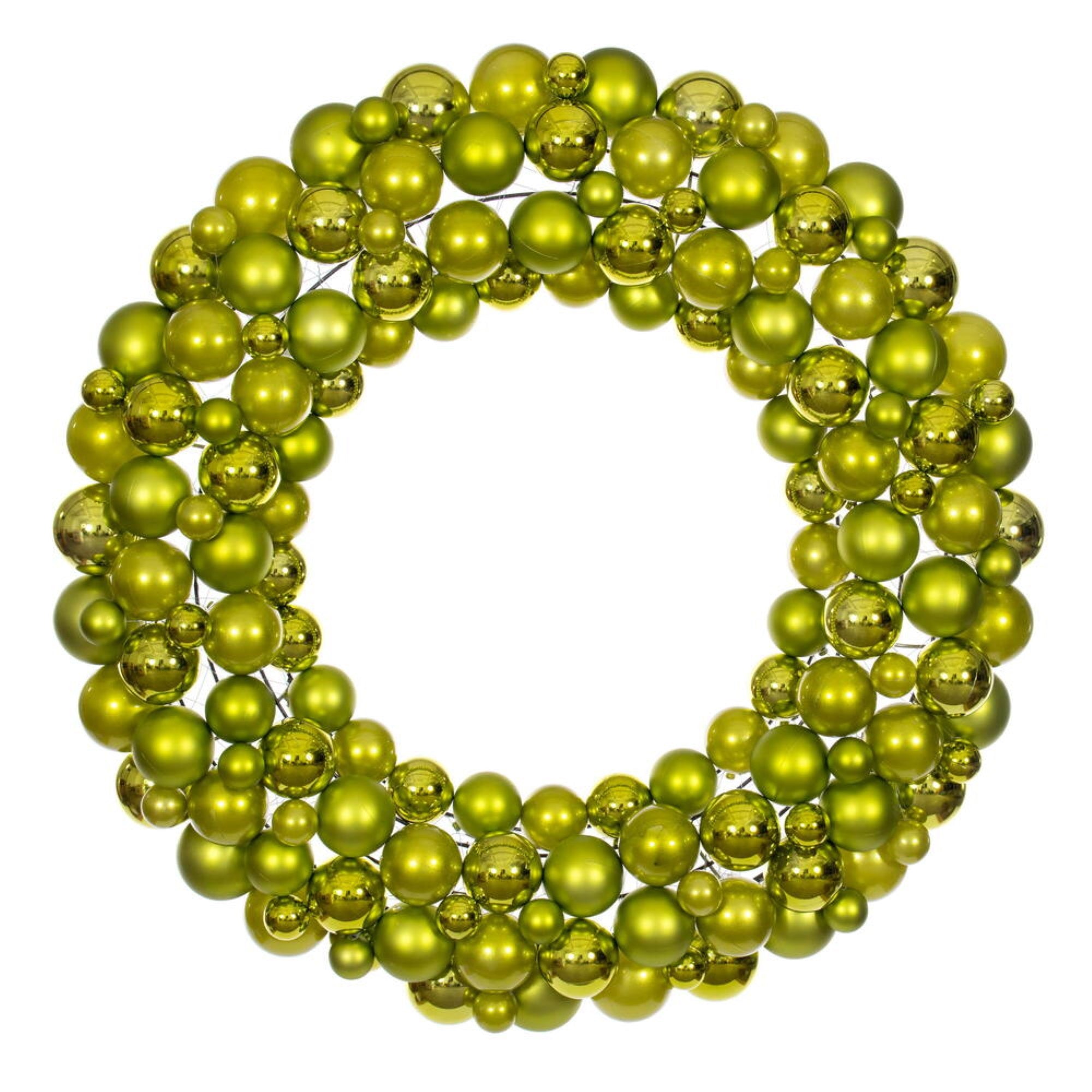 30” Lime Ball Wreath