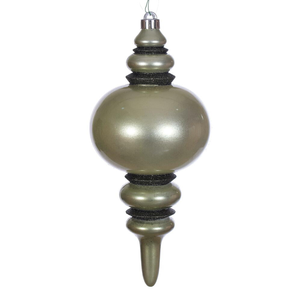 13” Wrought Iron Candy Glitter Finial UV