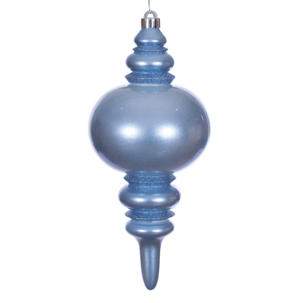 13” Periwinkle Candy Glitter Finial UV