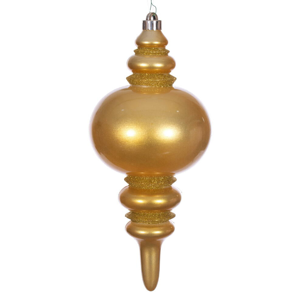 13” Honey Gold Candy Glitter Finial UV