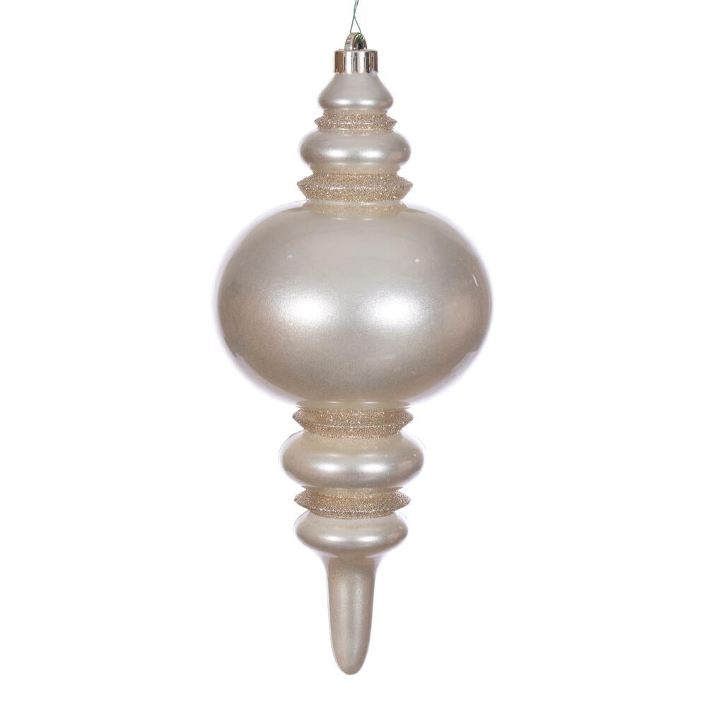 13” Oat Candy Glitter Finial UV