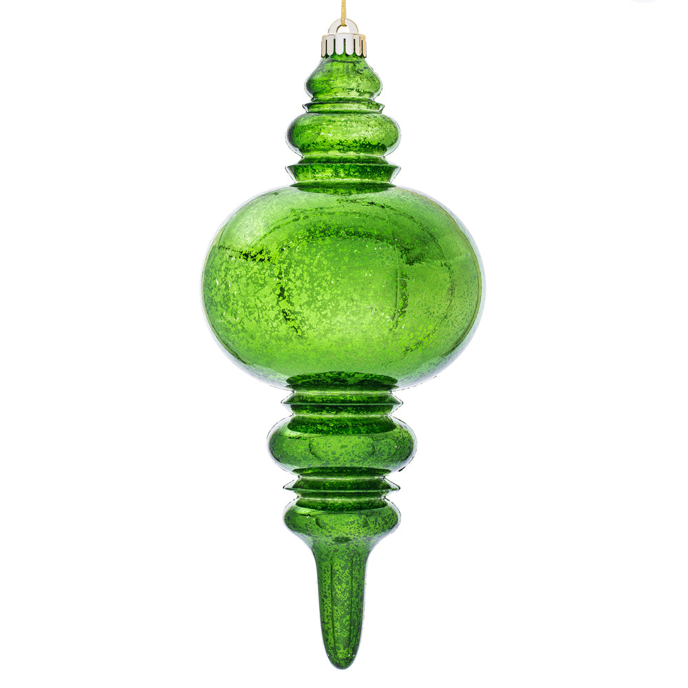 13” Emerald Mercury Finial