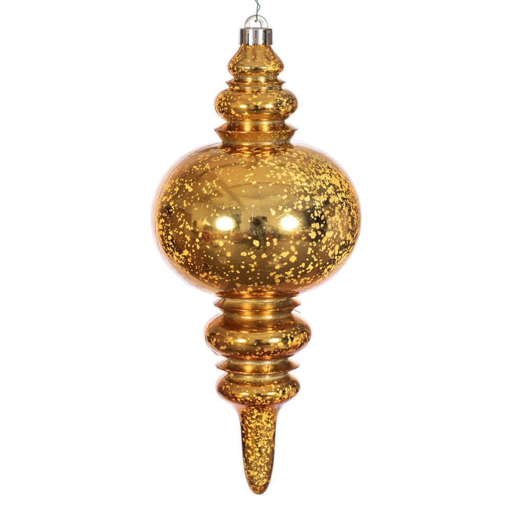 13” Antique Gold Mercury Finial